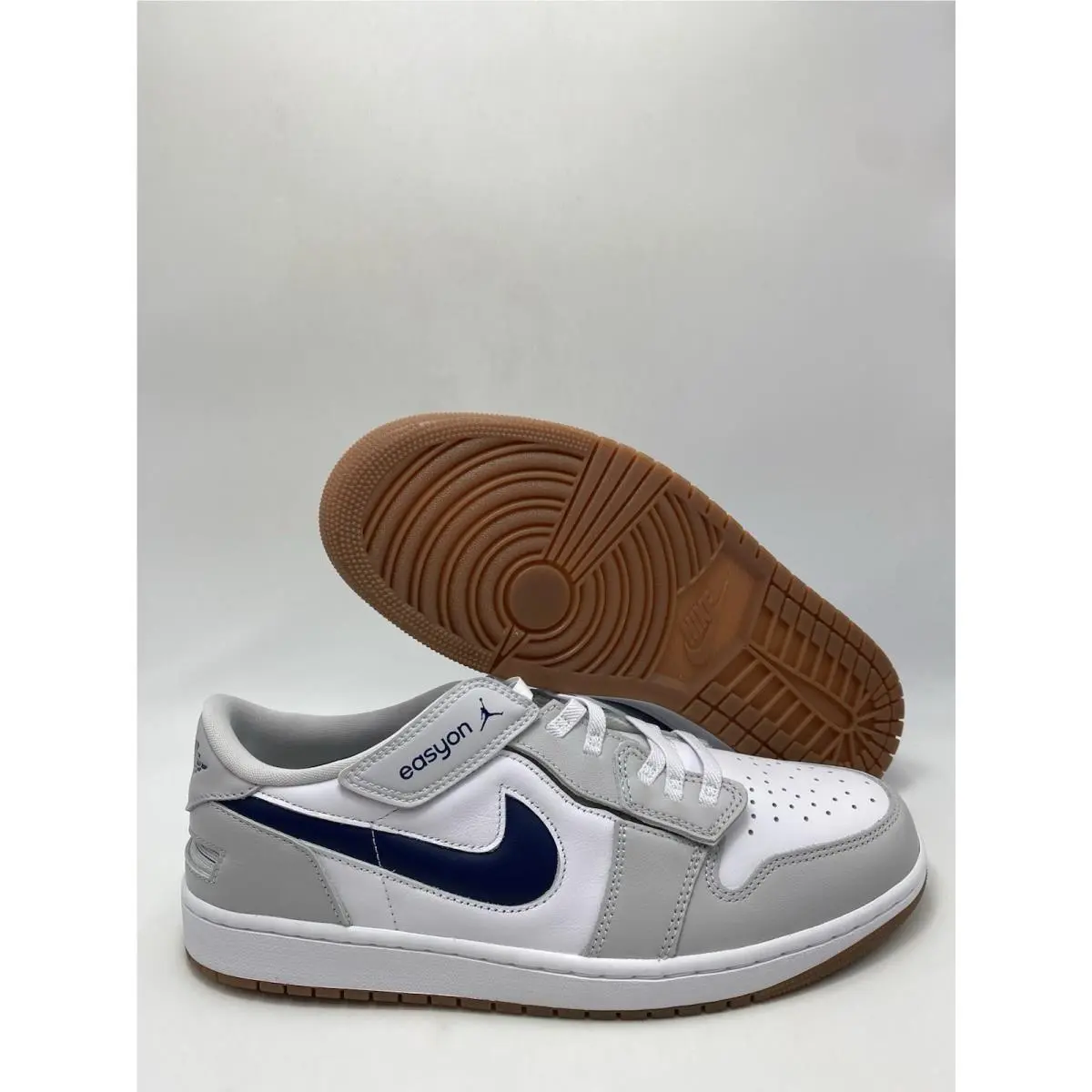 Nike Air Jordan 1 Low Flyease White Midnight Navy DM1206 146 Men`s Size 9