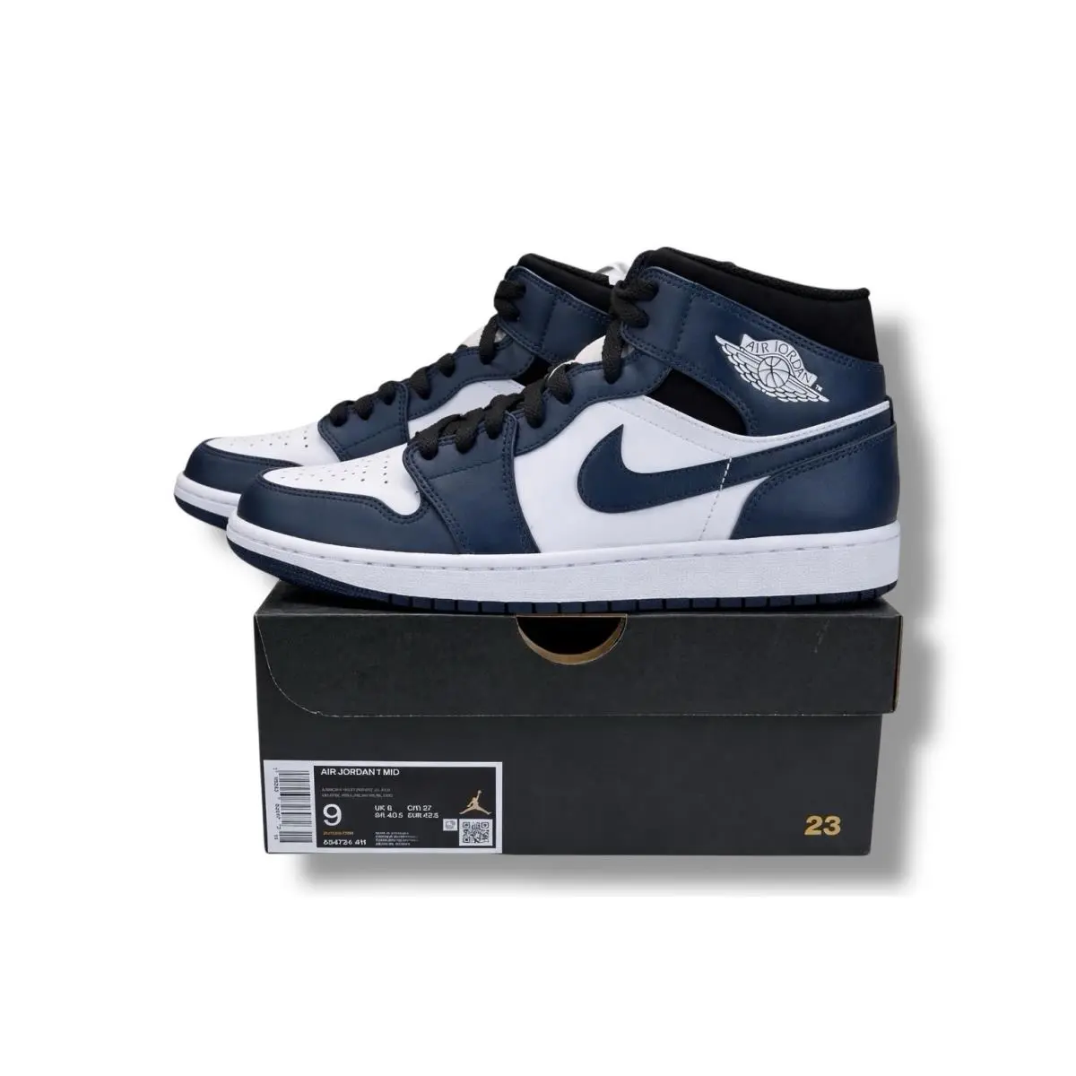 Nike shoes - Air Jordan 1 - Air - 554724-411 - Blue (UPC: 0195243826972) 2
