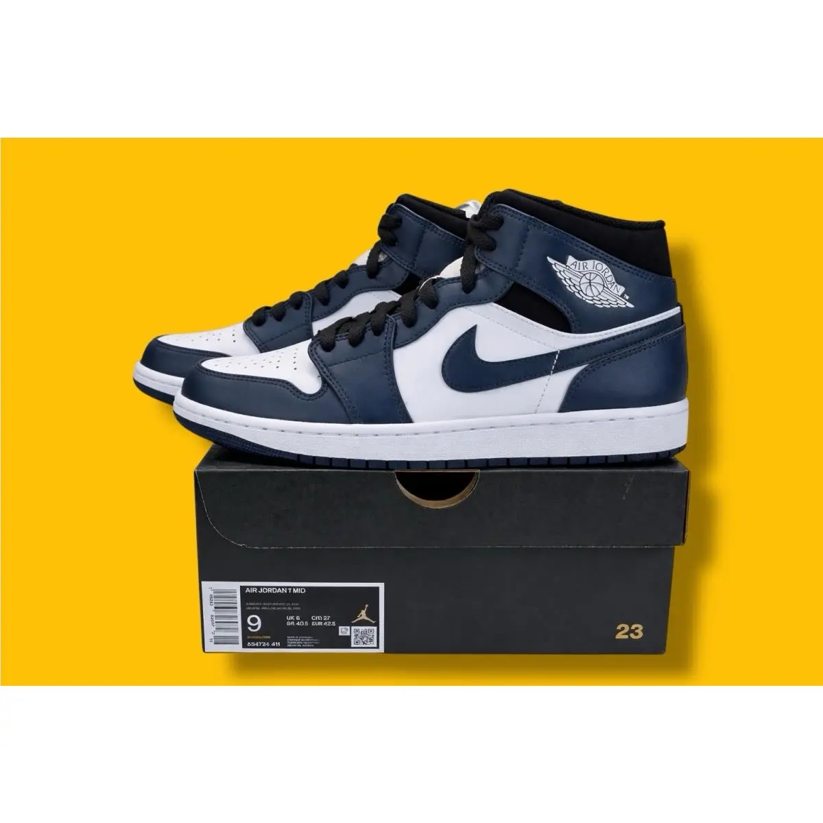 Nike shoes - Air Jordan 1 - Air - 554724-411 - Blue (UPC: 0195243826972) 0