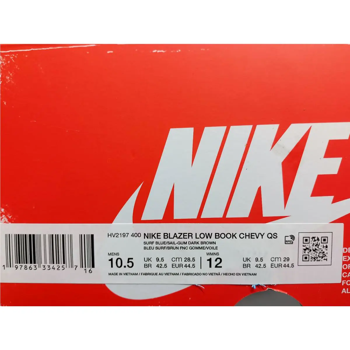 Nike shoes - Nike Blazer Low - Blazer Low - HV2197-400 - Blue (UPC: 197863334295) 4