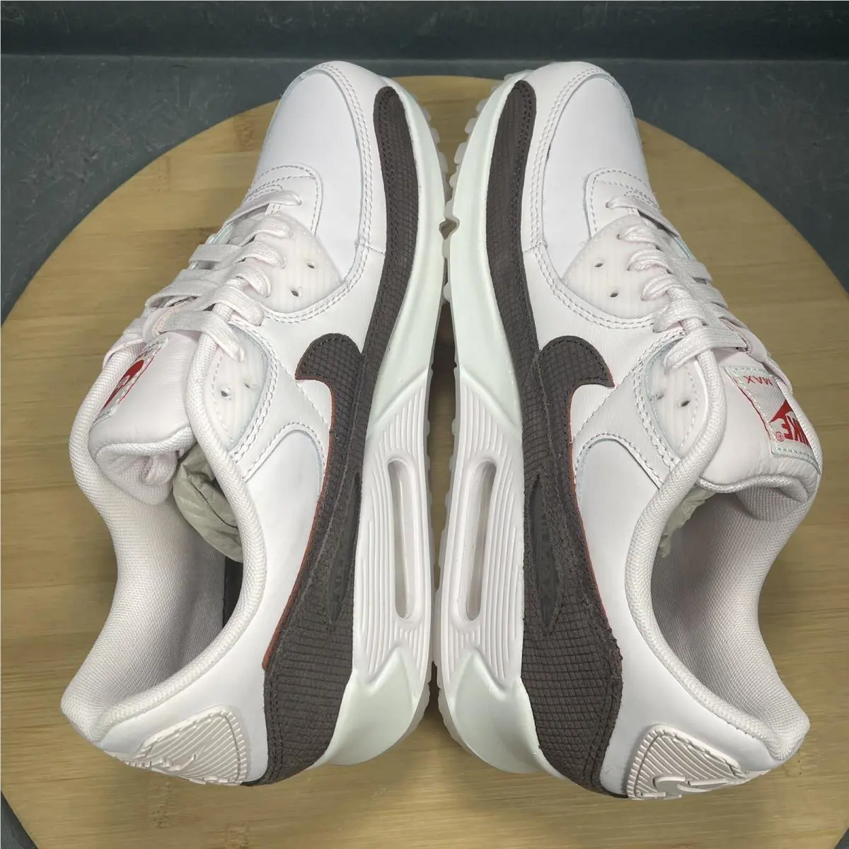 Nike shoes - Nike Air Max 90 - Air Max - FD0789-600 - White/Brown/Pearl Pink (UPC: 0196155498509) 4