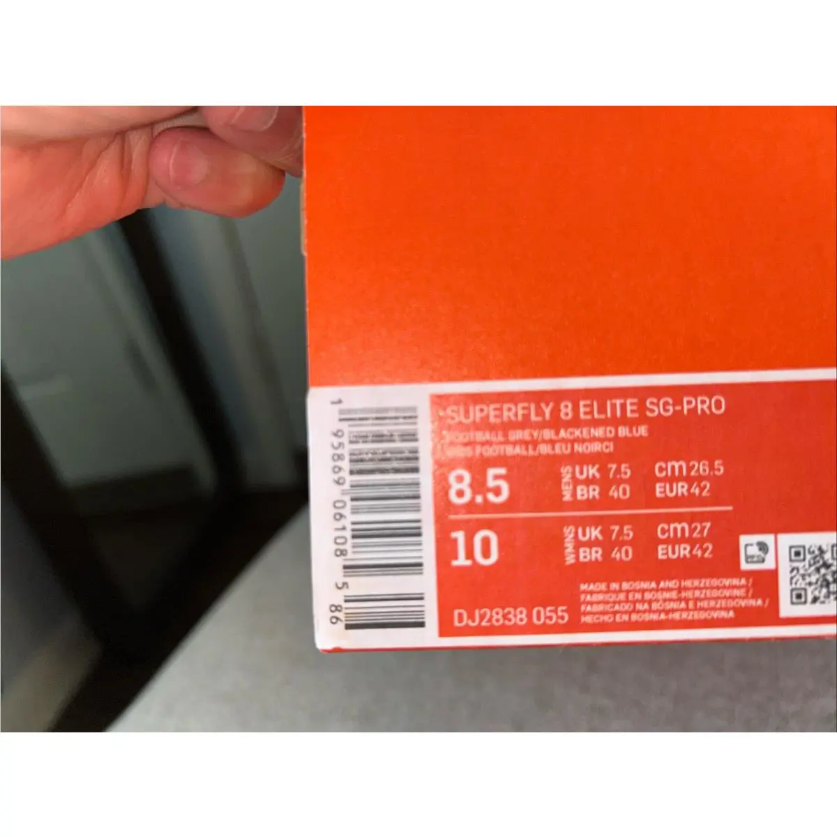 Nike shoes - Nike Superfly Elite - Superfly Elite - DJ2838-055 - Gray 12