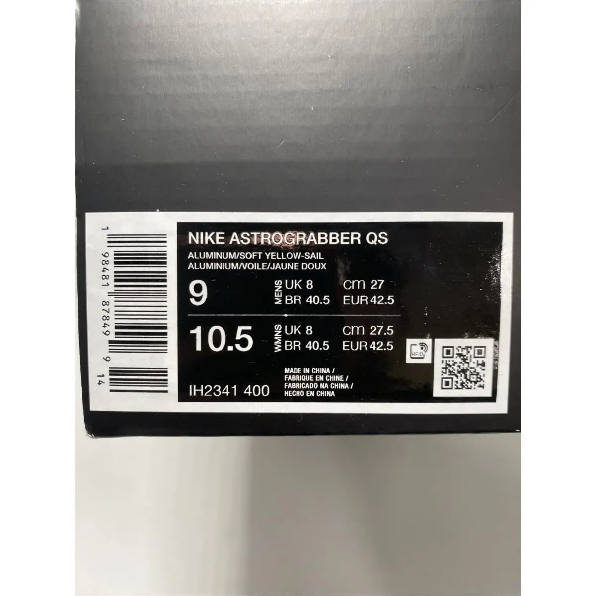 Nike shoes - Nike Astrograbber QS - Astrograbber - IH2341-400 - Aluminum/Soft Yellow-Sail (UPC: 198481878499) 6