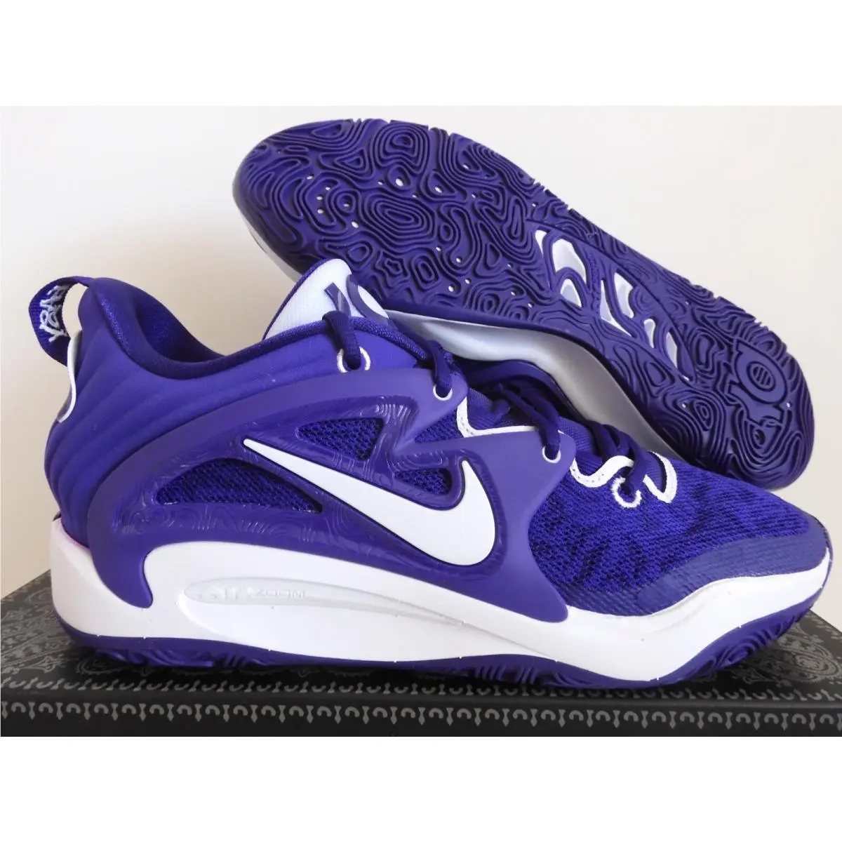 Nike KD15 KD 15 TB Promo Kevin Durant Court Purple-white SZ 9.5 DX6648-500