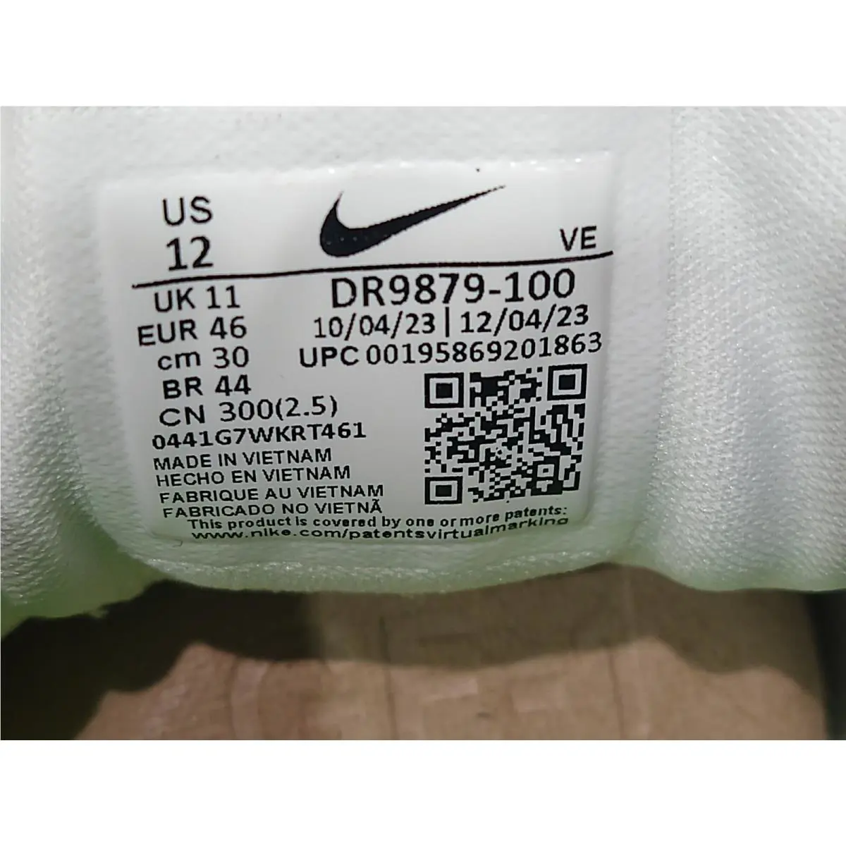 Nike shoes - Nike Air Zoom Structure 24 - DR9879 100 - White / Black - Platinum (UPC: 195869201863) 9