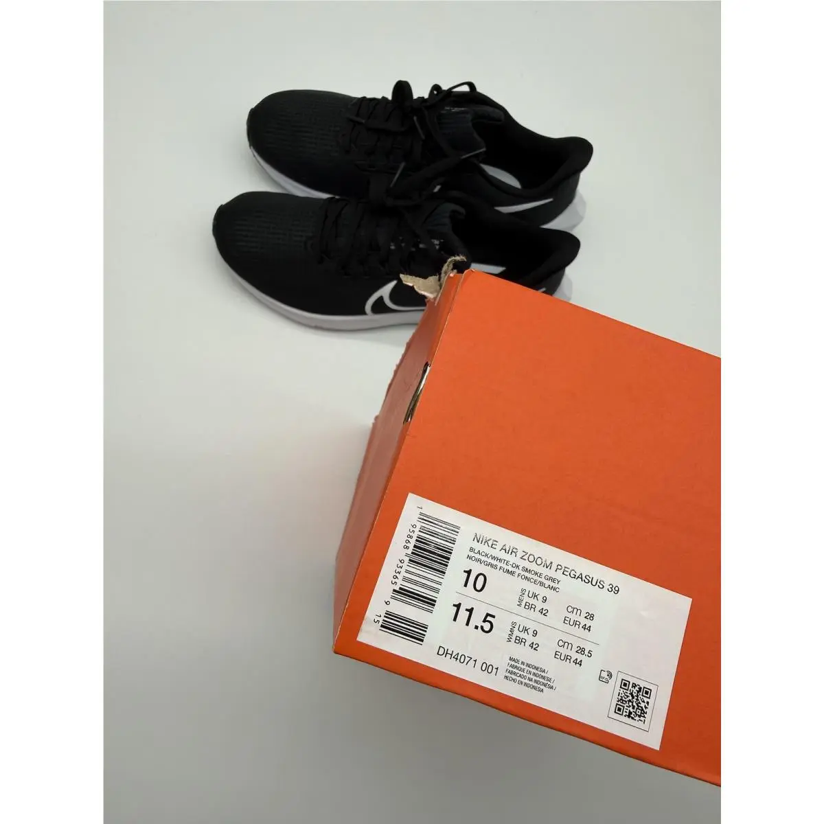 Nike shoes - Nike Air Zoom Pegasus 39 - DH4071-001 - Black (UPC: 0195868933659) 8