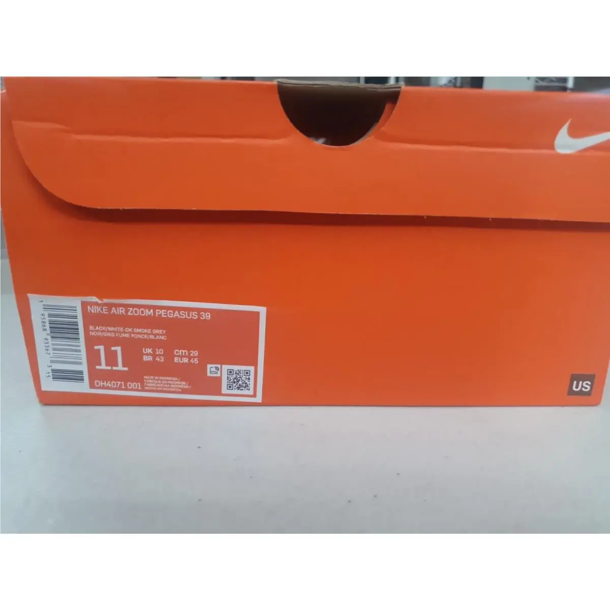Nike shoes - Nike Air Zoom Pegasus 39 - DH4071-001 - Black (UPC: 195868933673) 4