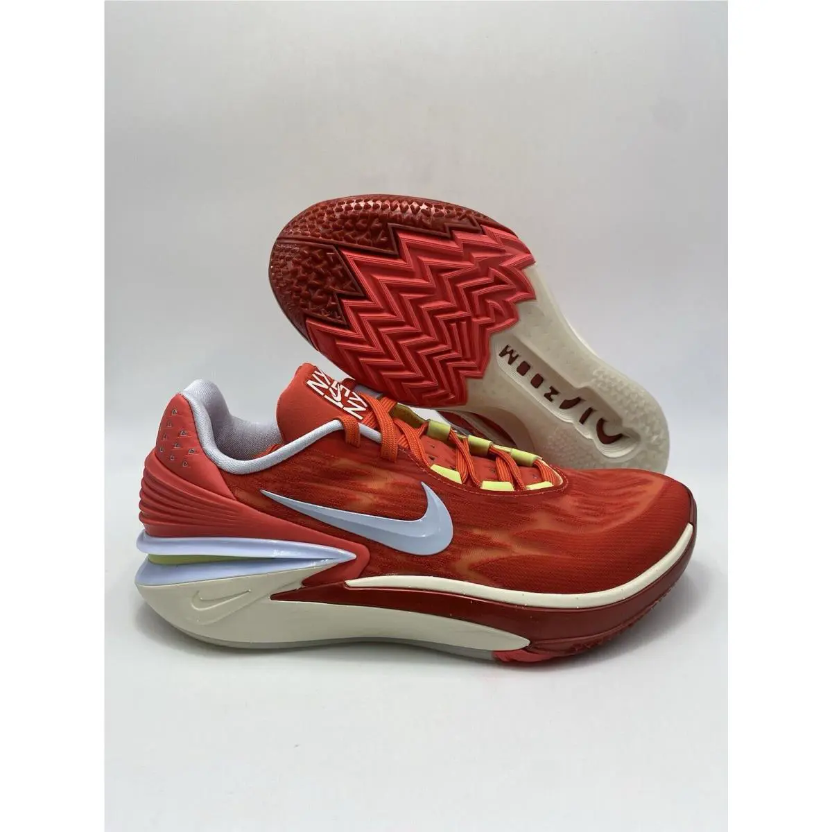 Nike Air Zoom G.t. Cut 2 Track Red Football Grey DJ6015 603 Men`s Size 9