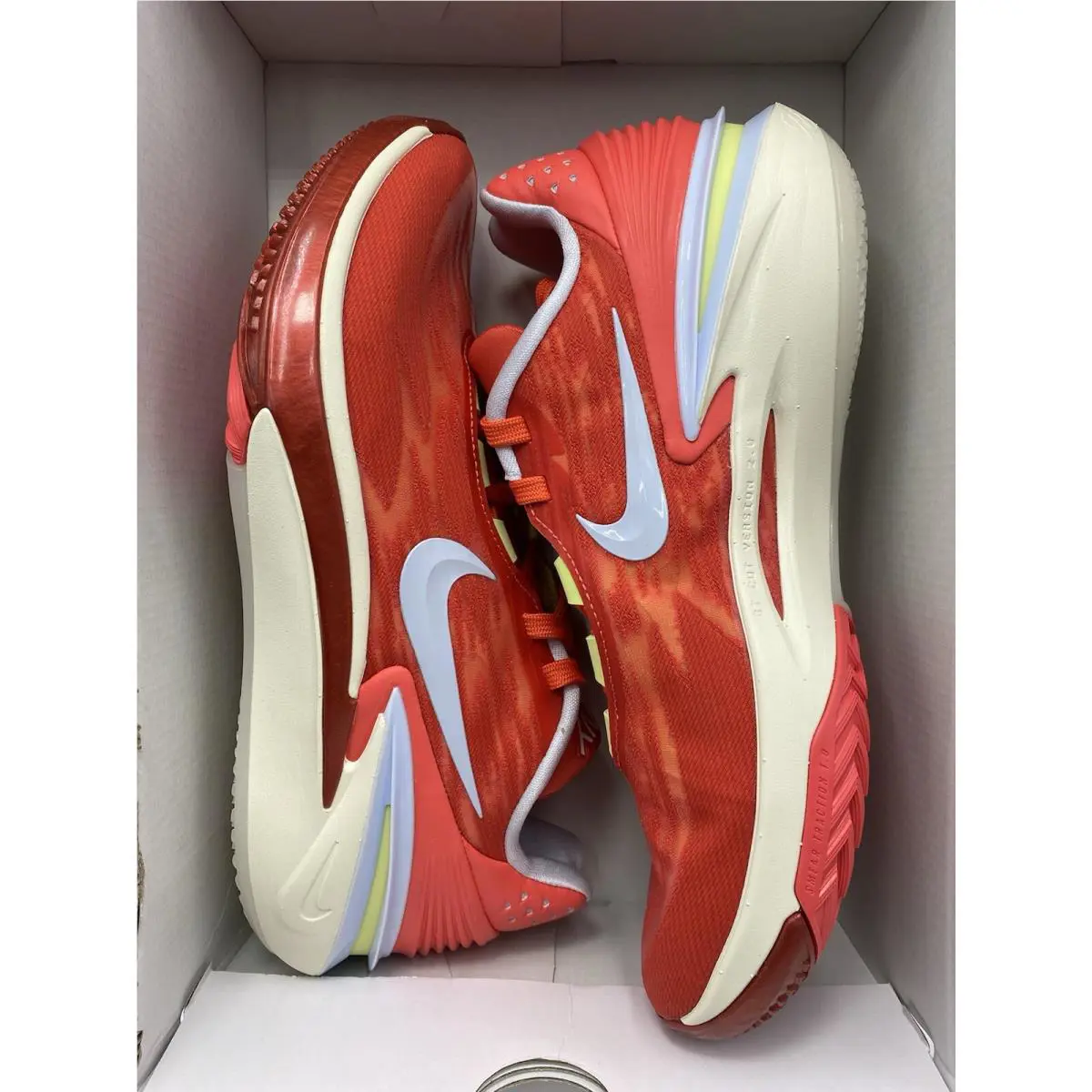 Nike shoes - Nike Air Zoom GT Cut 2 - DJ6015 603 - Track Red/Football Grey (UPC: 196607677872) 5