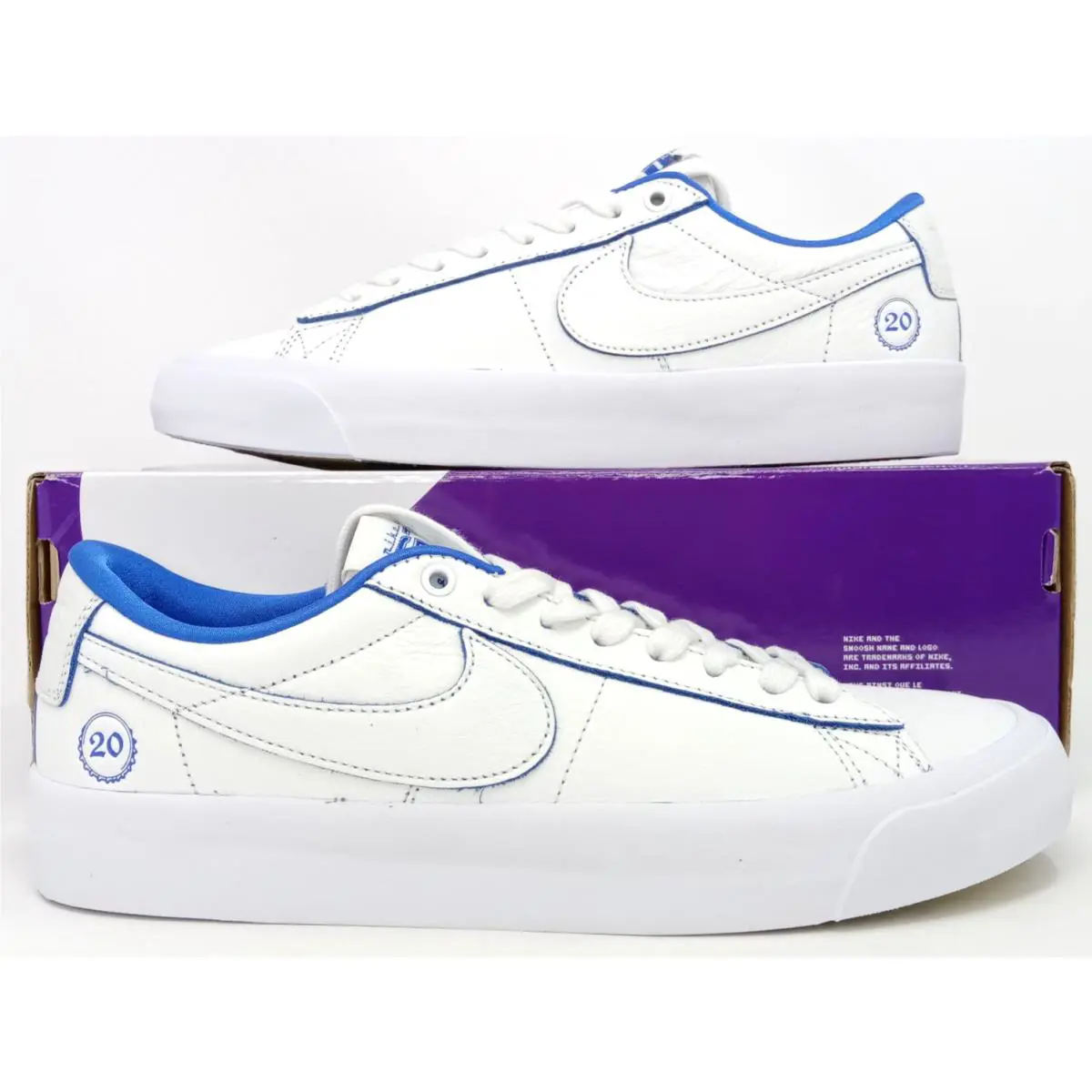 Nike shoes - Nike SB Blazer Low Pro GT Premium - FZ1300 100 - White (UPC: 197600828421) 9