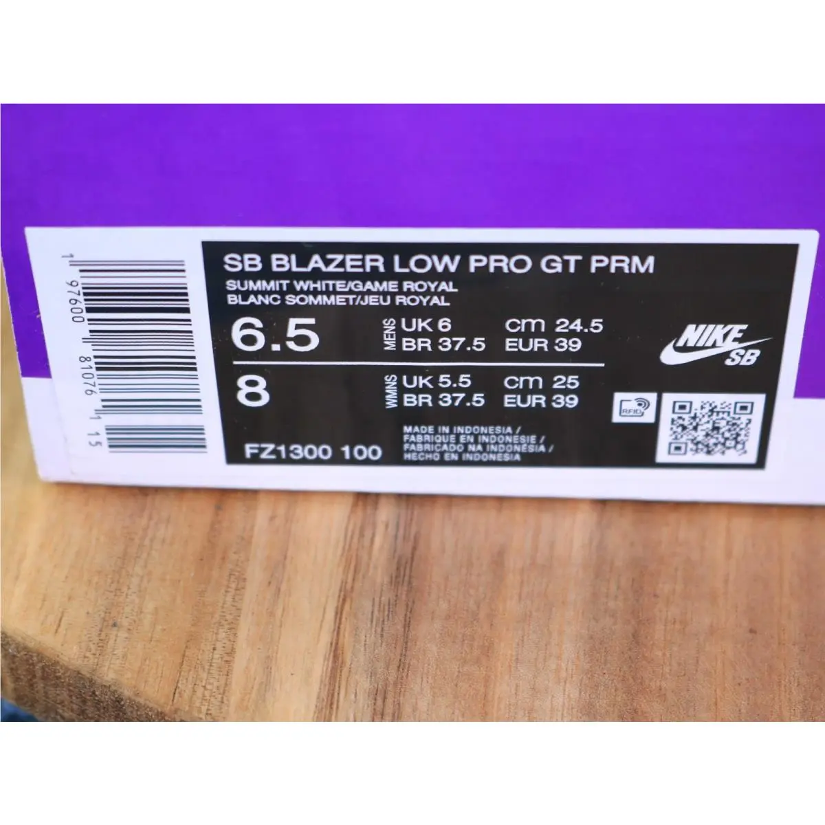 Nike shoes - Nike SB Blazer - Blazer - FZ1300-100 - White (UPC: 00197600810761) 22