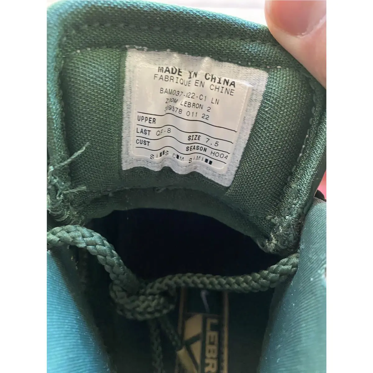 Nike shoes - Nike Zoom LeBron 2 - Zoom LeBron - BAM037-M22-C1 - White 8