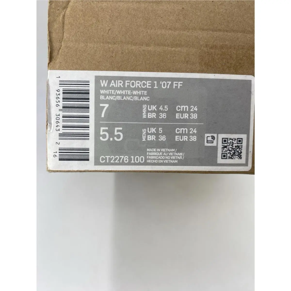 Nike shoes - Nike Air Force 1 - Air Force - CT2276 100 - White (UPC: 193656306432) 8