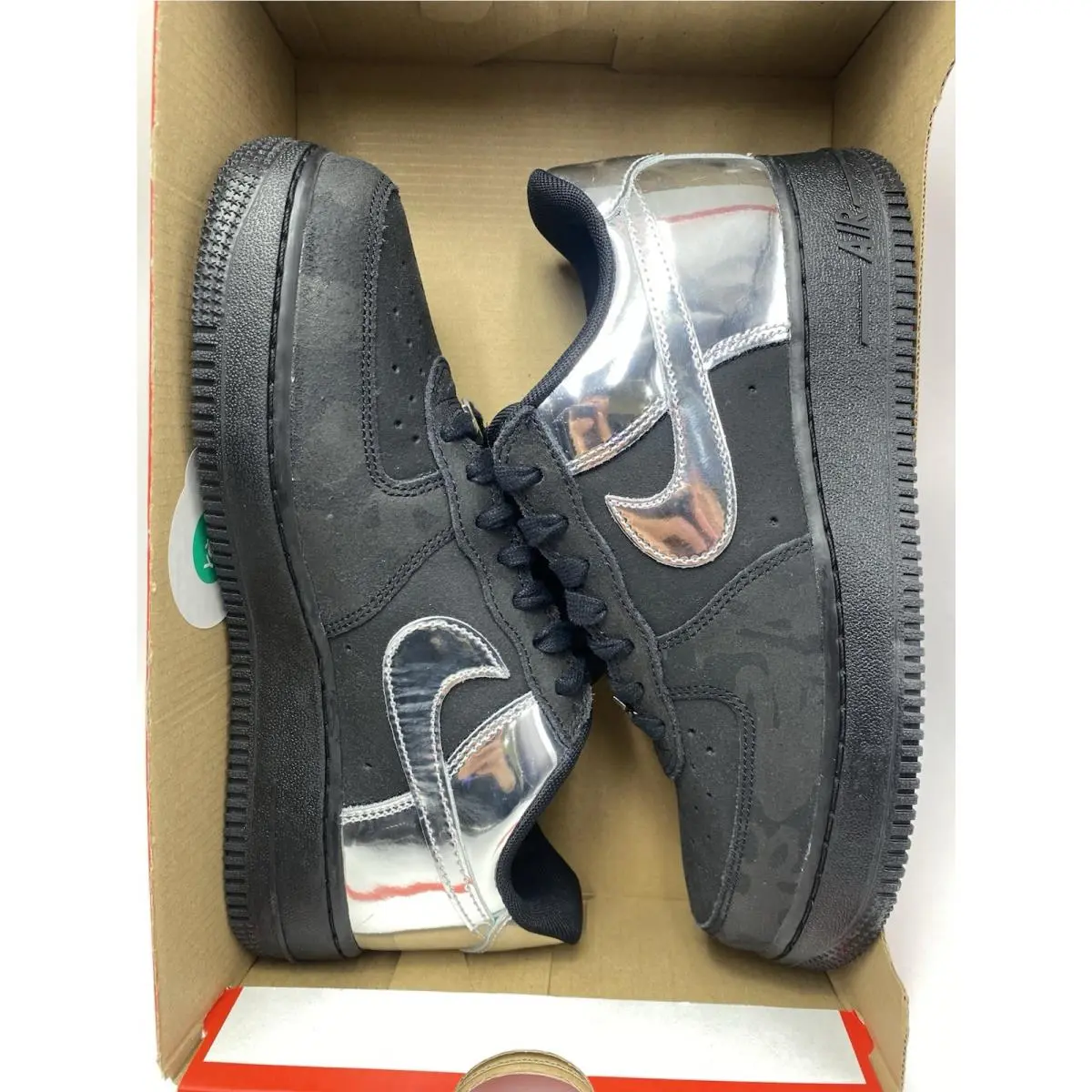 Nike shoes - Nike Air Force 1 - Air Force - HF2885 001 - Black/Chrome (UPC: 197859086474) 5