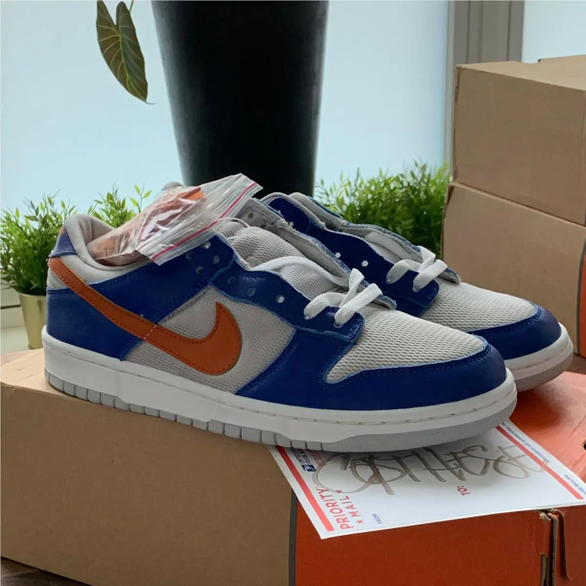 Nike shoes - Nike Dunk Low Pro - Dunk Low Pro - 624044-481 - Blue, Manufacturer: Sport Royal-Mesa Orange-Neutral Grey 2