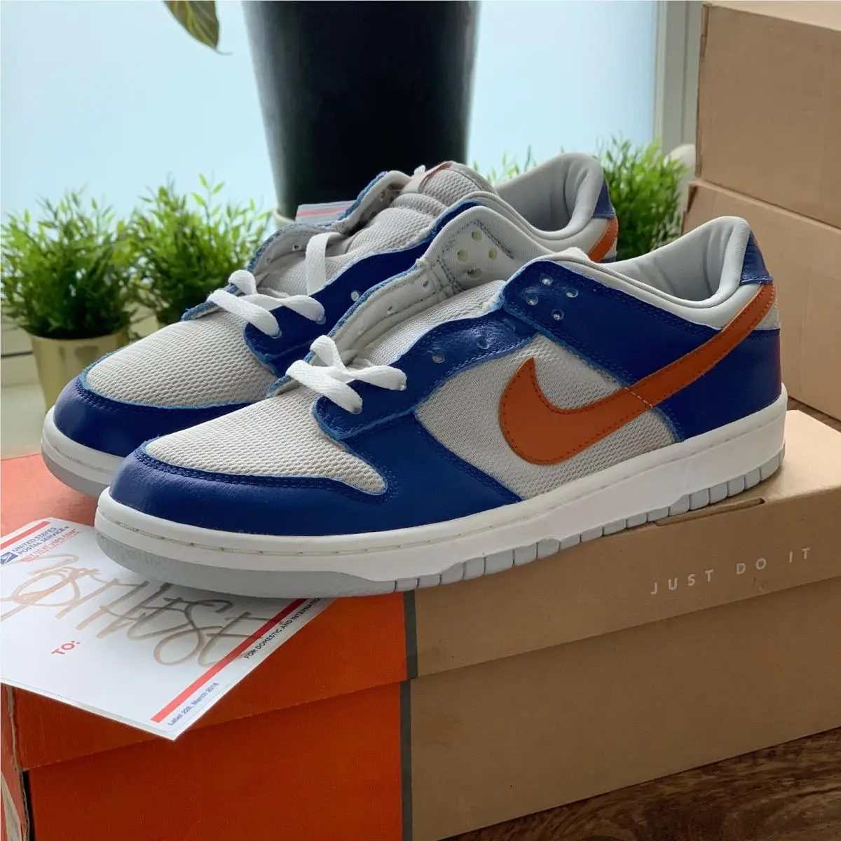 Nike shoes - Nike Dunk Low Pro - Dunk Low Pro - 624044-481 - Blue, Manufacturer: Sport Royal-Mesa Orange-Neutral Grey 3
