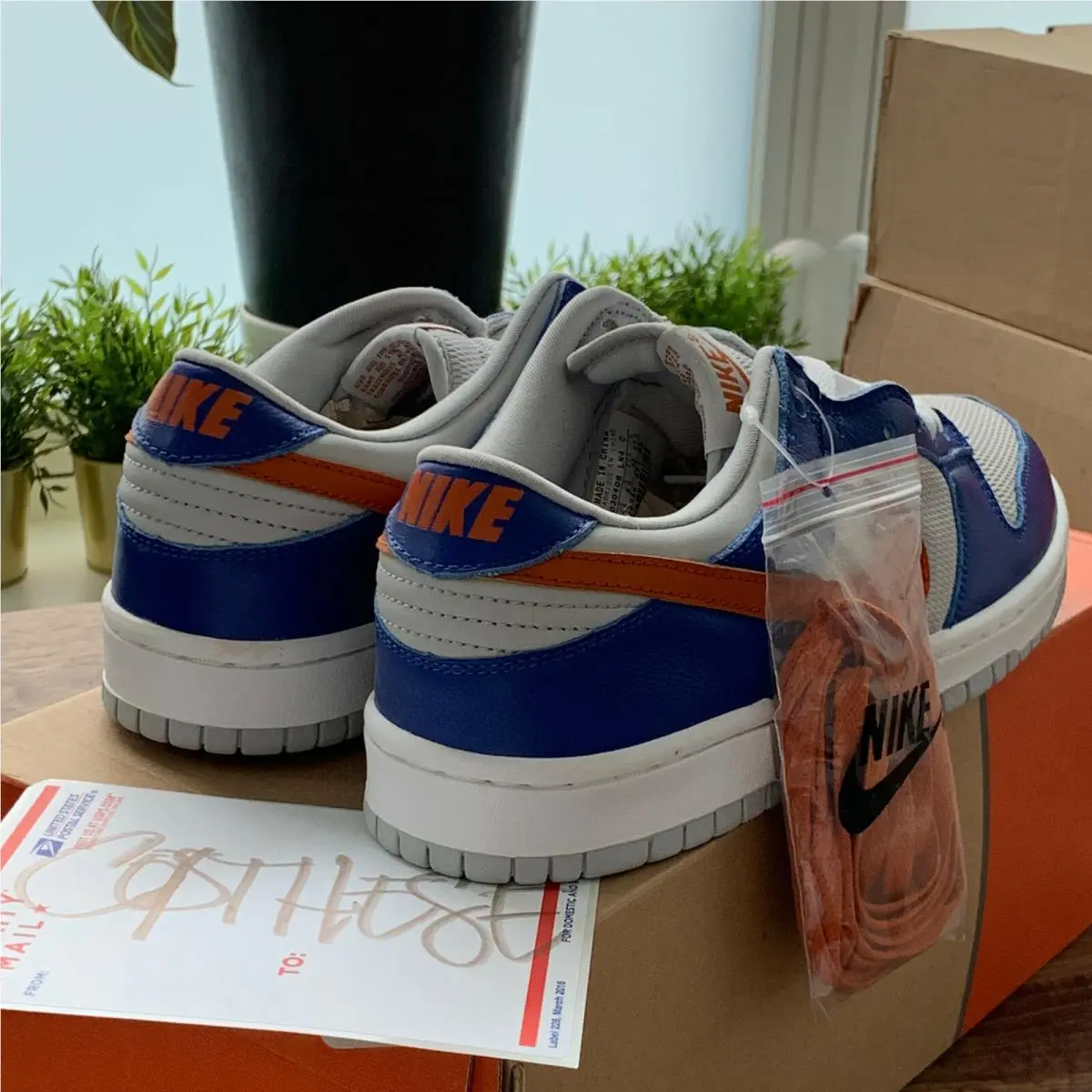 Nike shoes - Nike Dunk Low Pro - Dunk Low Pro - 624044-481 - Blue, Manufacturer: Sport Royal-Mesa Orange-Neutral Grey 4