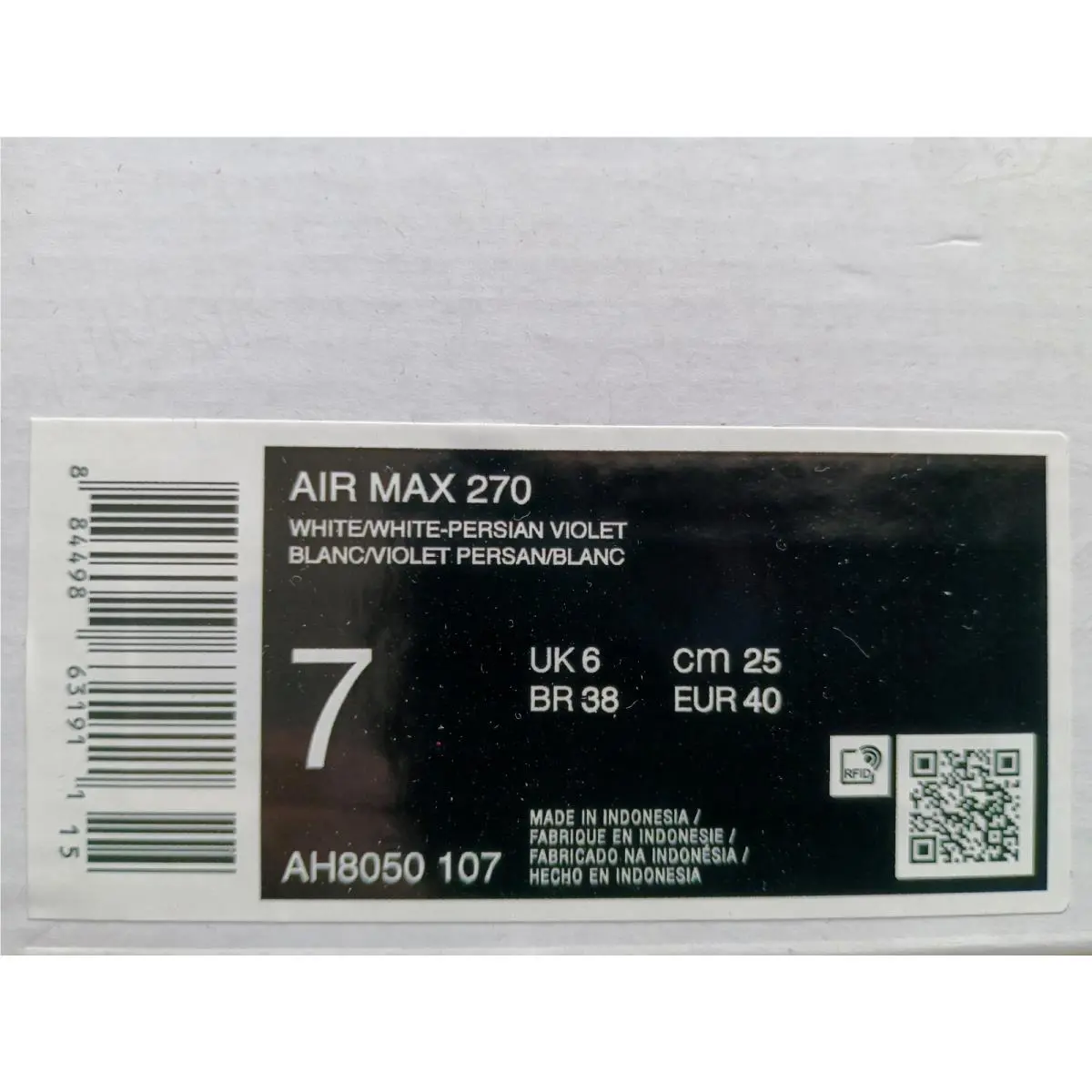 Nike shoes - Nike Air Max 270 - Air Max - AH8050-107 - White (UPC: 884498631911) 4