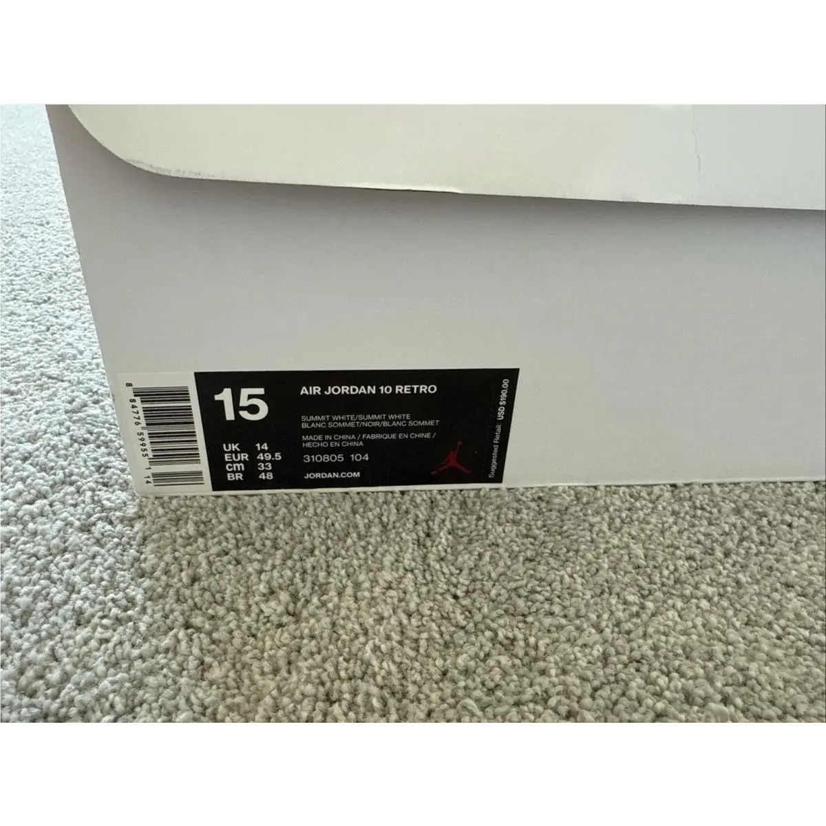 Nike shoes - Jordan 10 - White 0
