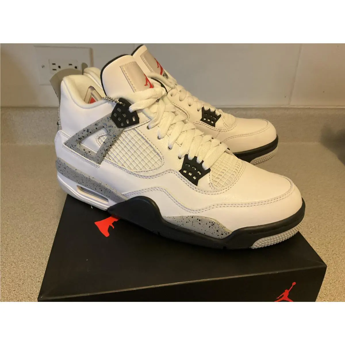 Nike shoes - Air Jordan 4 - Air - White 0