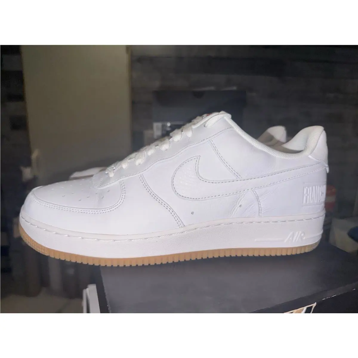 Nike shoes - Nike Air Force 1 Premium - 486815-100 - White 0