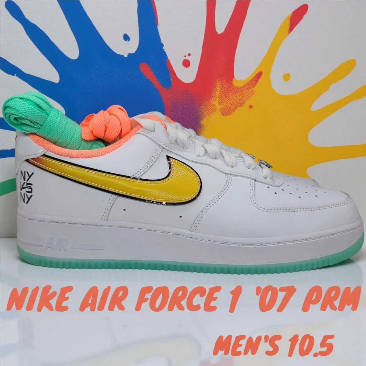 Nike Air Force 1 Low `07 Prm AF1 NY Vs. NY 2025 Ltd. Edition IH4962-100 SZ 10.5