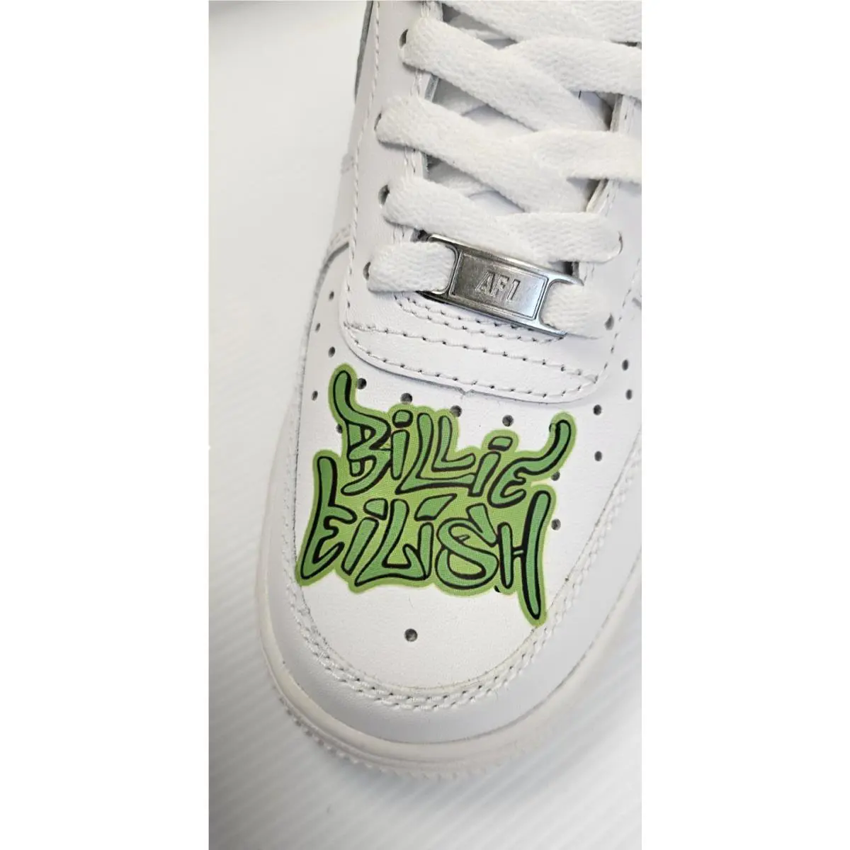 Nike shoes - Nike Air Force 1 Billie Eilish Custom - White 5