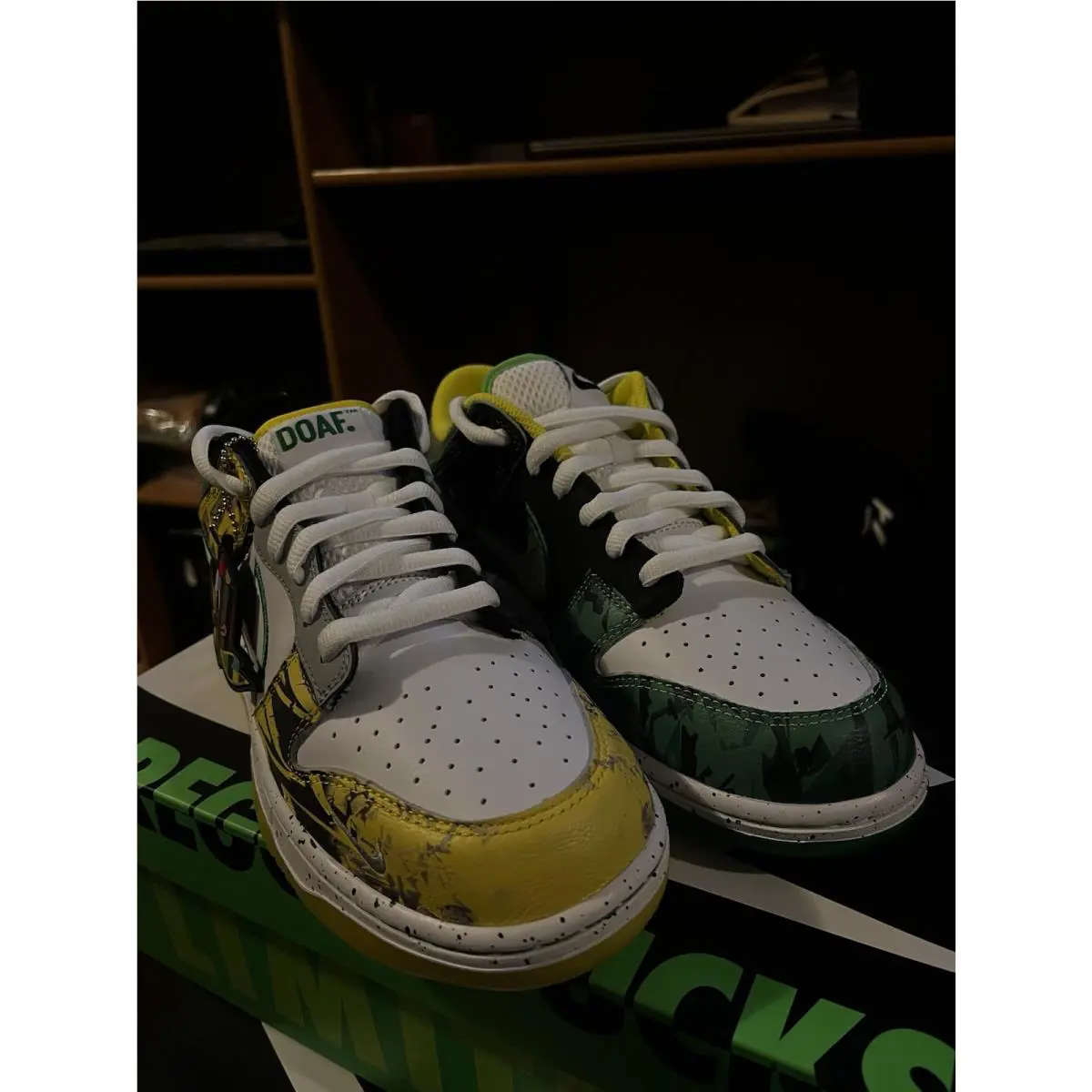 Nike shoes - Nike Dunk Low - Dunk Low - HV1454-100 - Multicolor, Manufacturer: White/Black/Metallic Silver/Apple Green (UPC: 197862884494) 9