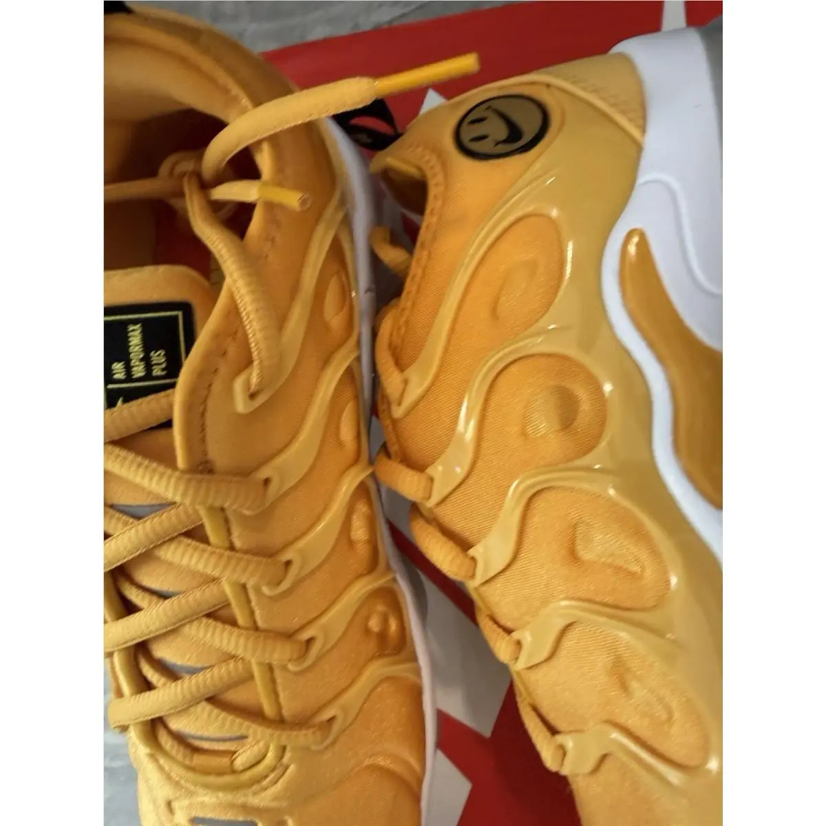 Nike shoes - Nike Air Vapormax Plus - Air Vapormax Plus - Yellow (UPC: 195244543700) 7