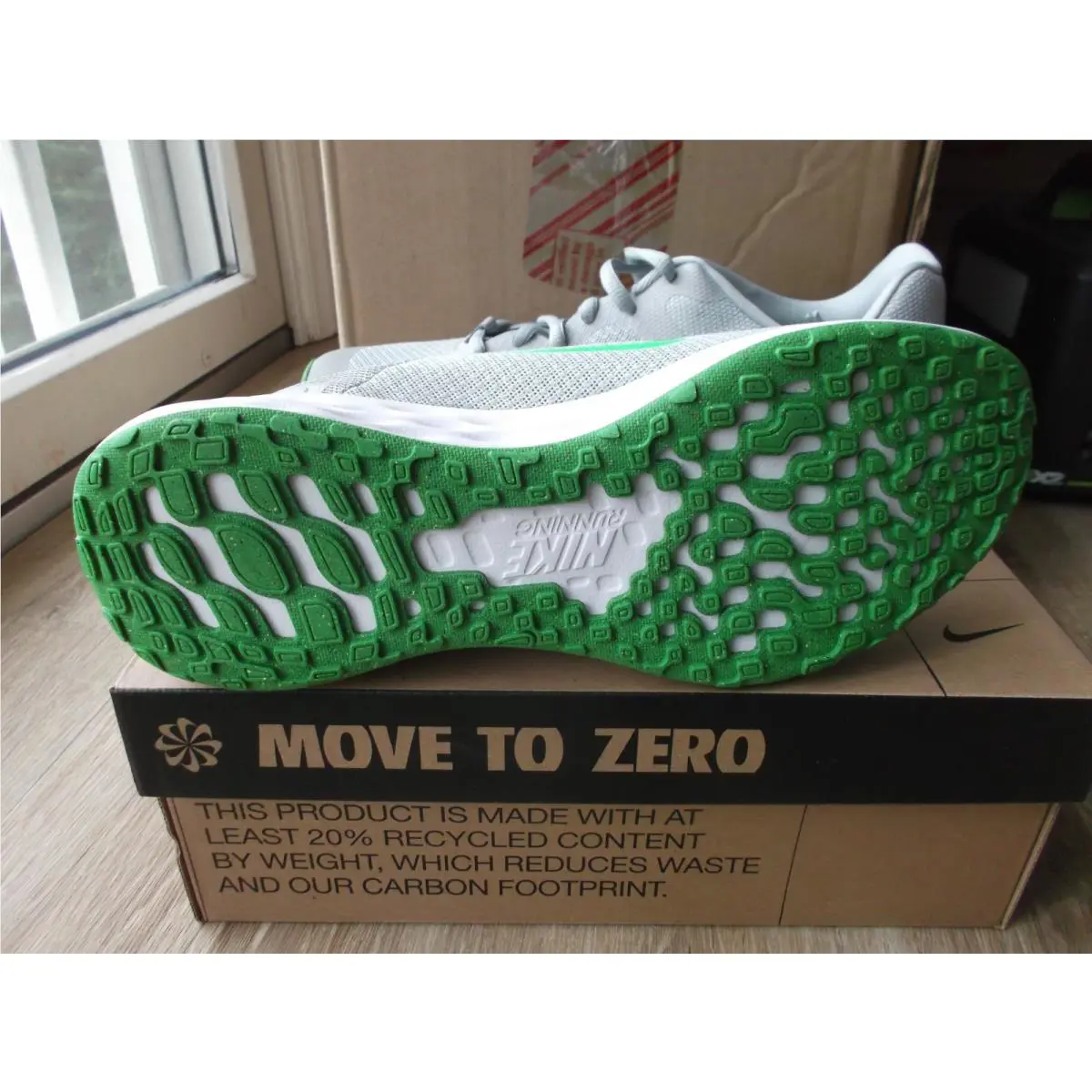 Nike shoes - Nike Revolution 6 - Revolution - DD1096009 - LT Smoke Grey/Green Strike (UPC: 195244180776) 1