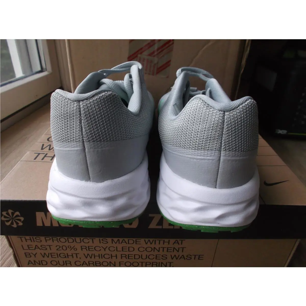Nike shoes - Nike Revolution 6 - Revolution - DD1096009 - LT Smoke Grey/Green Strike (UPC: 195244180776) 2