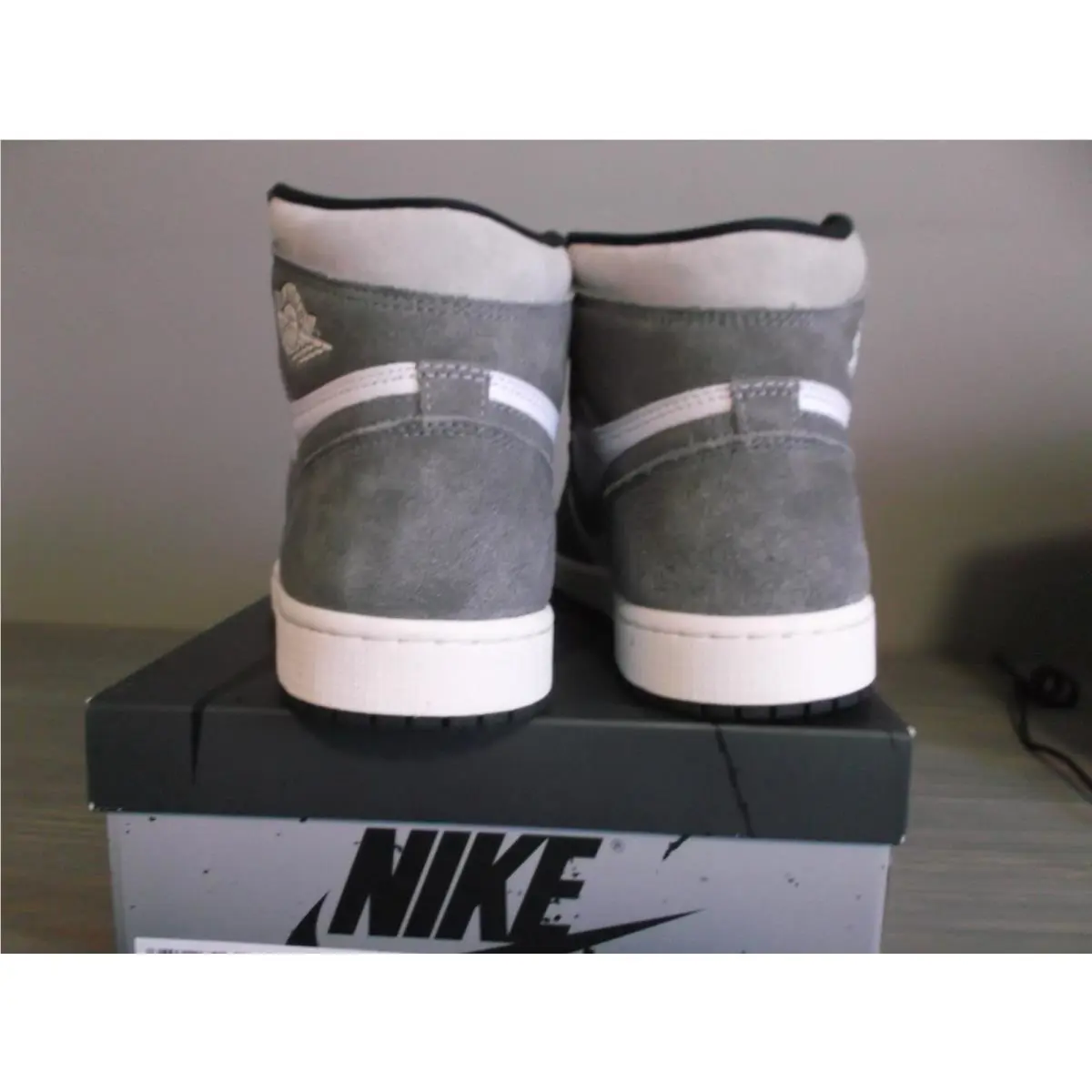 Nike shoes - Air Jordan 1 - Air - DZ5485-051 - Gray, Manufacturer: Black/Fire Red/Light Smoke Grey/Sail (UPC: 196604406741) 2