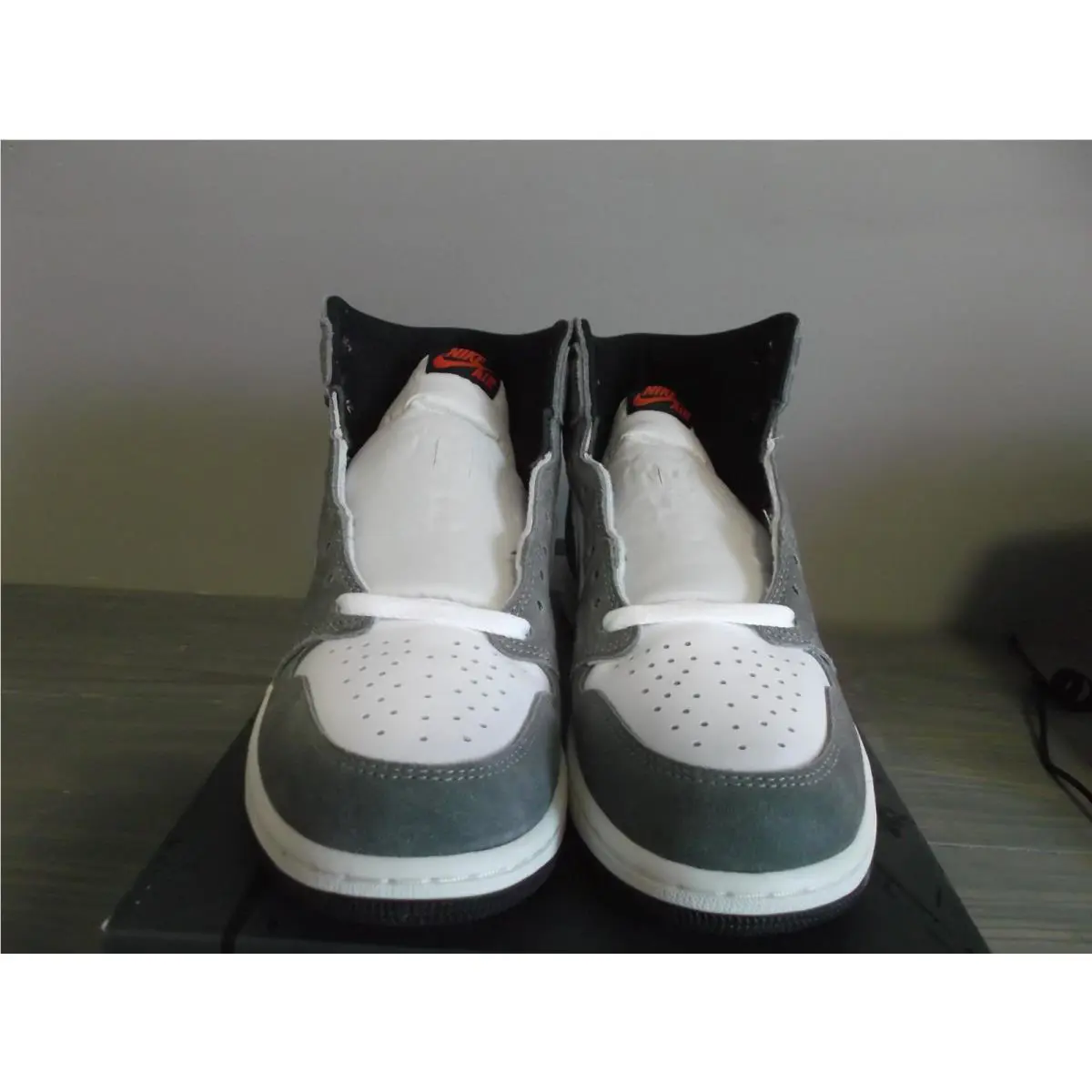 Nike shoes - Air Jordan 1 - Air - DZ5485-051 - Gray, Manufacturer: Black/Fire Red/Light Smoke Grey/Sail (UPC: 196604406741) 3