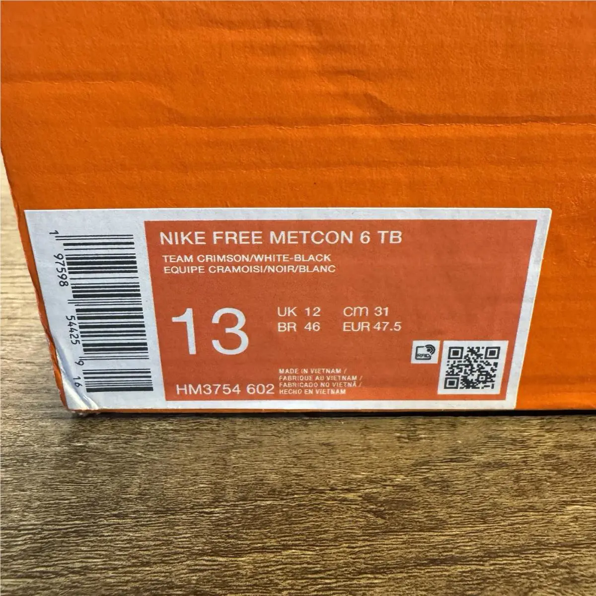 Nike shoes - Nike Free Metcon - Free Metcon - HM3754-602 - Red (UPC: 197598544259) 0