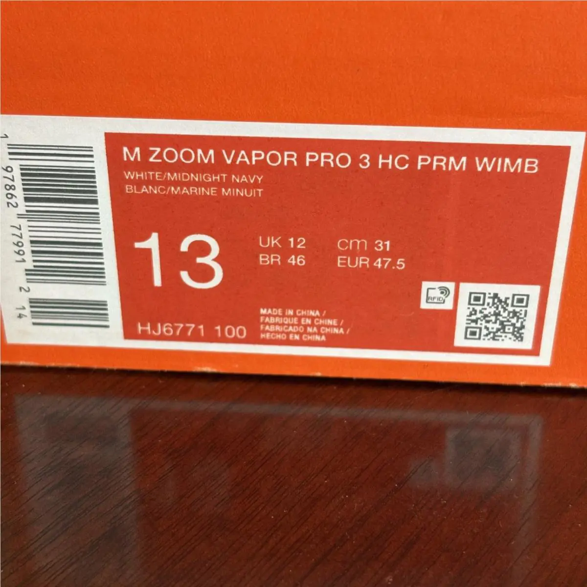 Nike shoes - Nike Zoom Vapor 3 Pro - HJ6771-100 - White (UPC: 0197862779912) 5