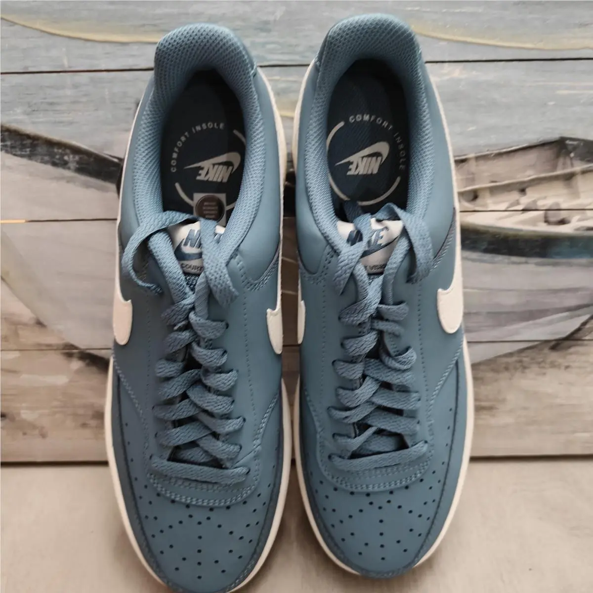 Nike shoes - Nike Court Vision Low - Court Vision Low - HM9429-001 - Smokey Blue/Sail 5