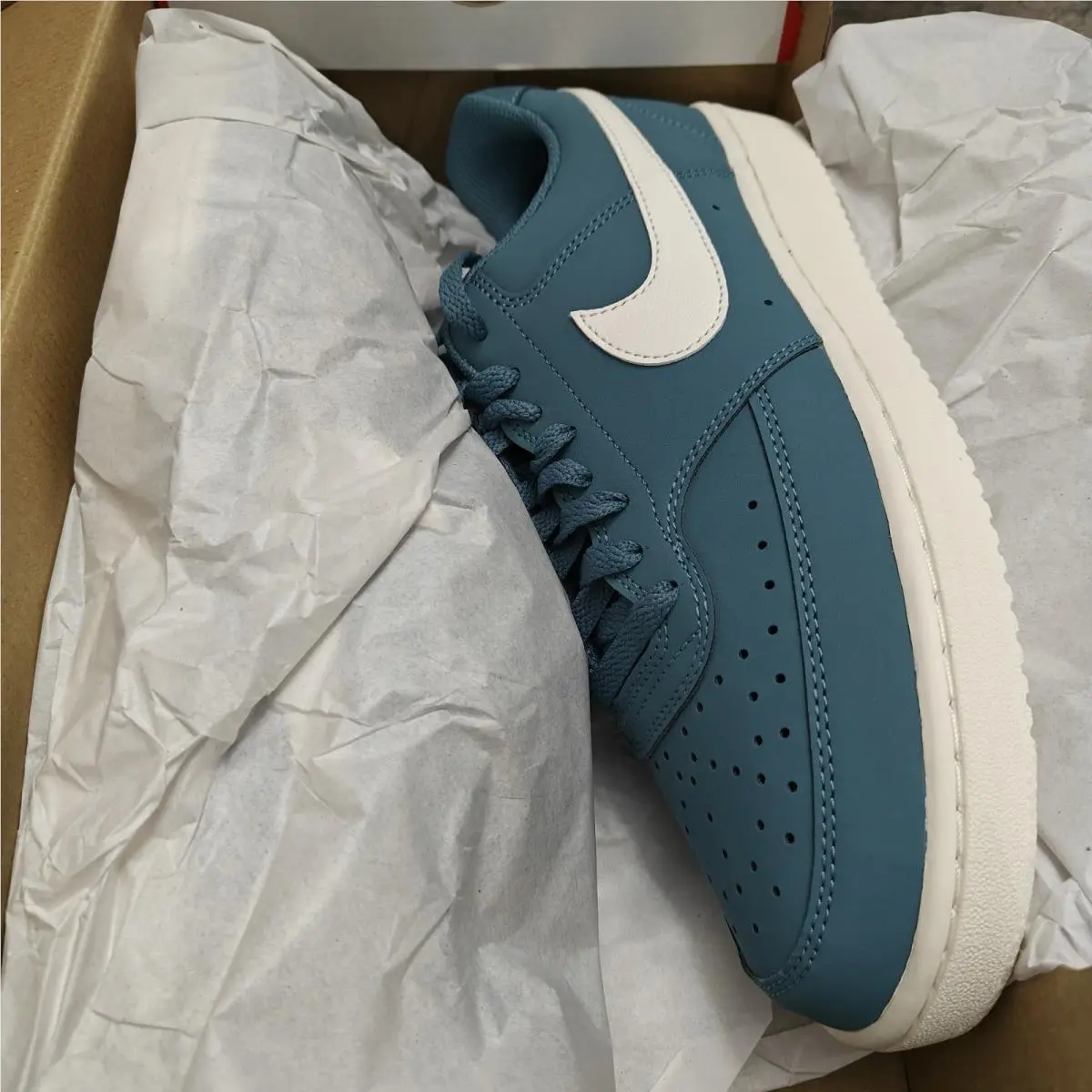 Nike shoes - Nike Court Vision Low - Court Vision Low - HM9429-001 - Smokey Blue/Sail 7