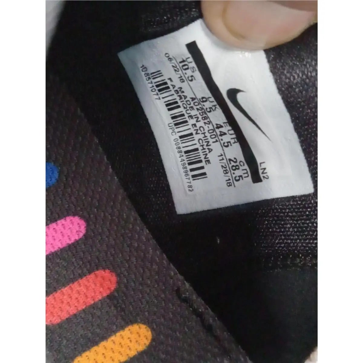 Nike shoes - Nike Adapt BB - Adapt - AO2582-001 - Black, Manufacturer: Nike 8