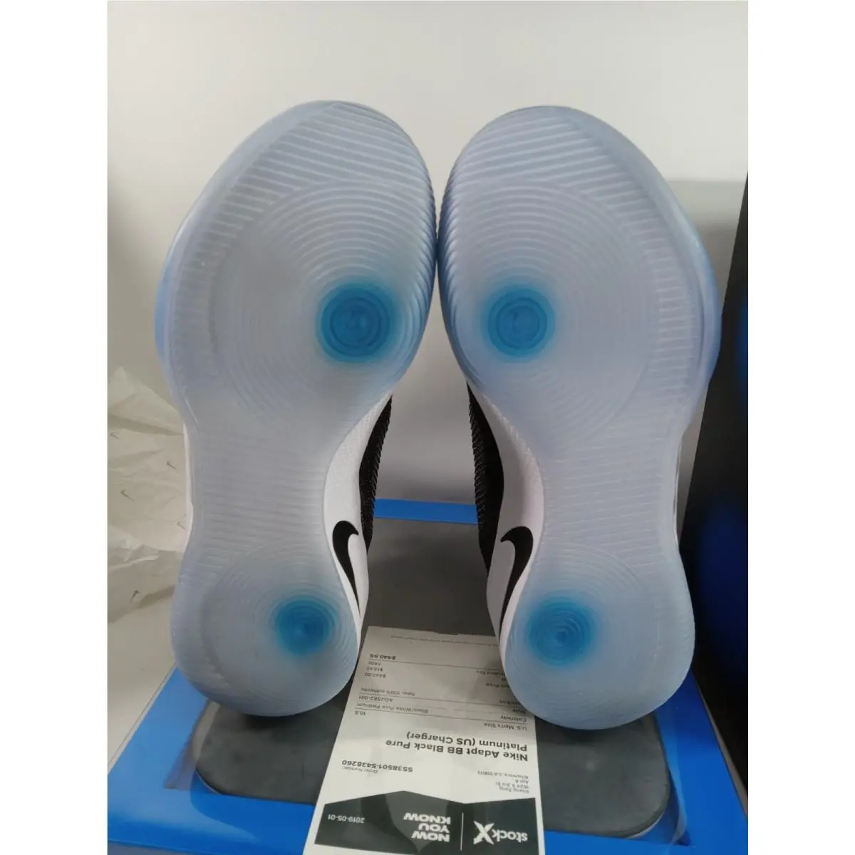 Nike shoes - Nike Adapt BB - Adapt - AO2582-001 - Black, Manufacturer: Nike 3