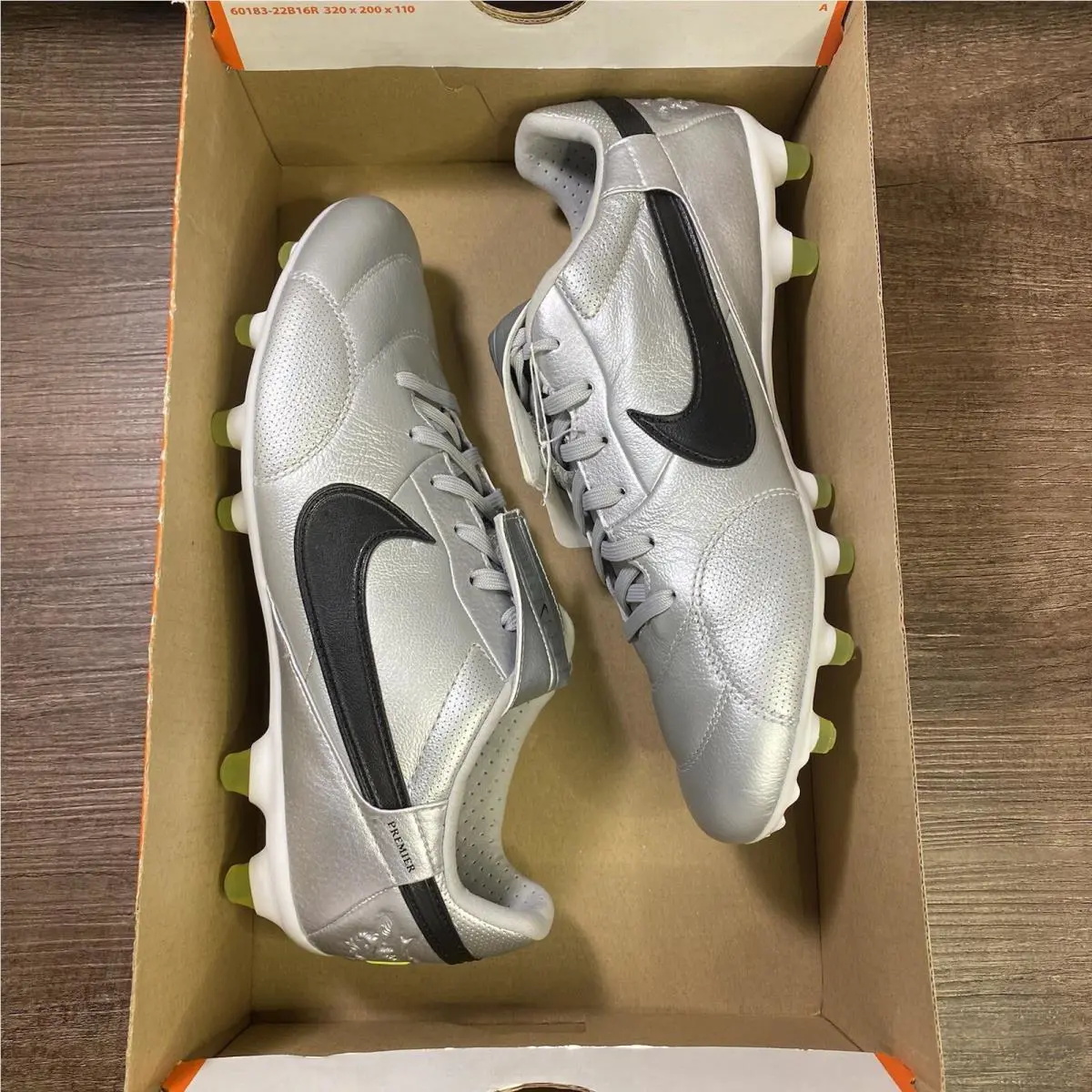 Nike shoes - Nike Premier 3 - Premier - At5889-004 - Metallic Silver Volt Green (UPC: 0196969001643) 1