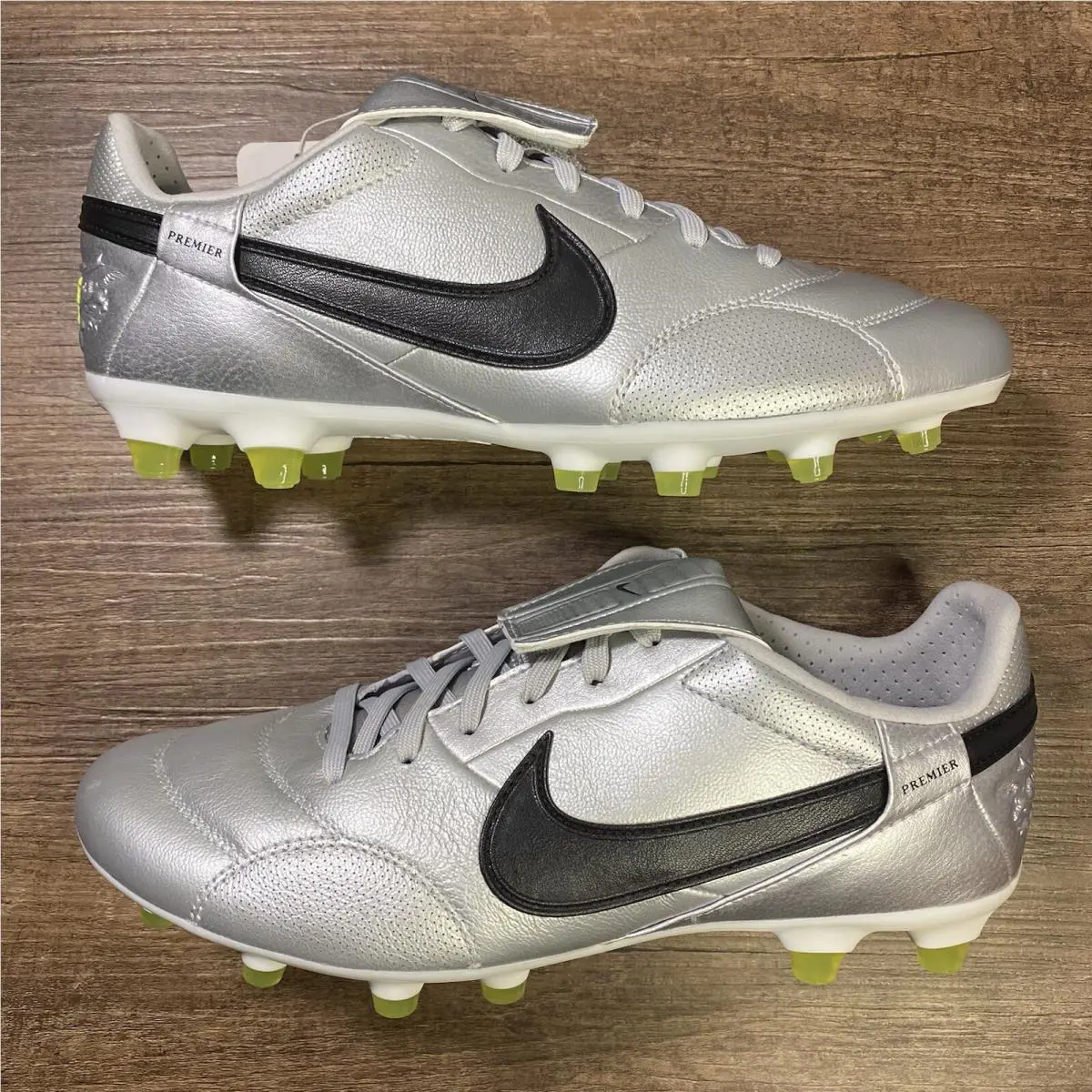 Nike shoes - Nike Premier 3 - Premier - At5889-004 - Metallic Silver Volt Green (UPC: 0196969001643) 2