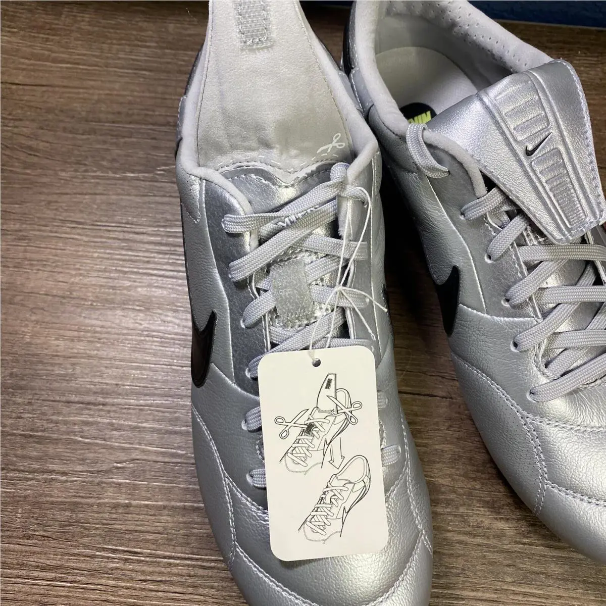 Nike shoes - Nike Premier 3 - Premier - At5889-004 - Metallic Silver Volt Green (UPC: 0196969001643) 6