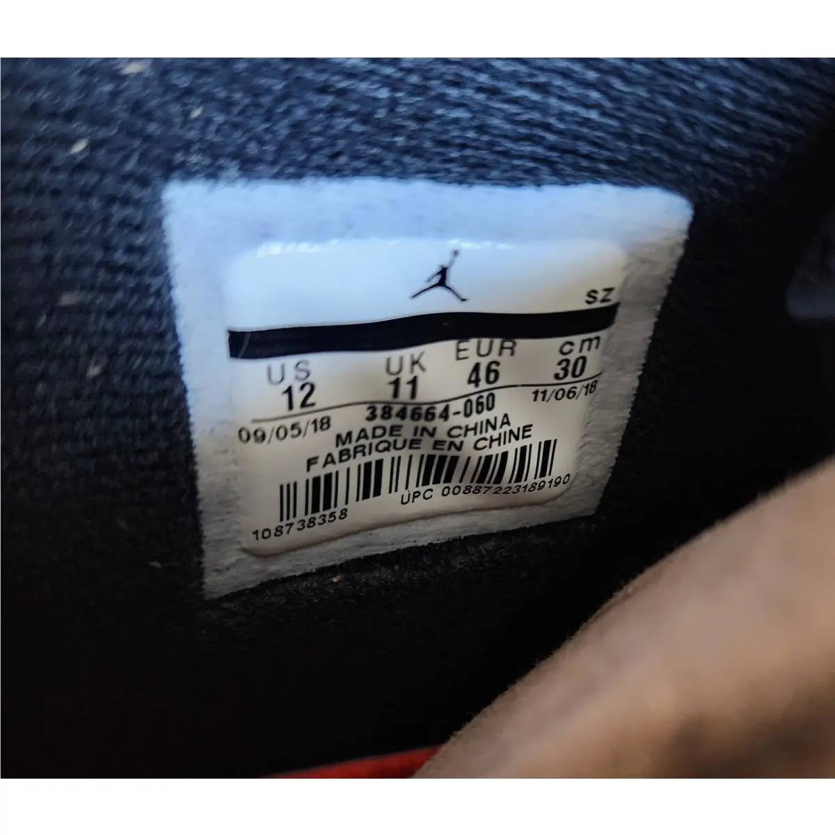 Nike shoes - Air Jordan 6 - Air - 384664-060 - Black 7