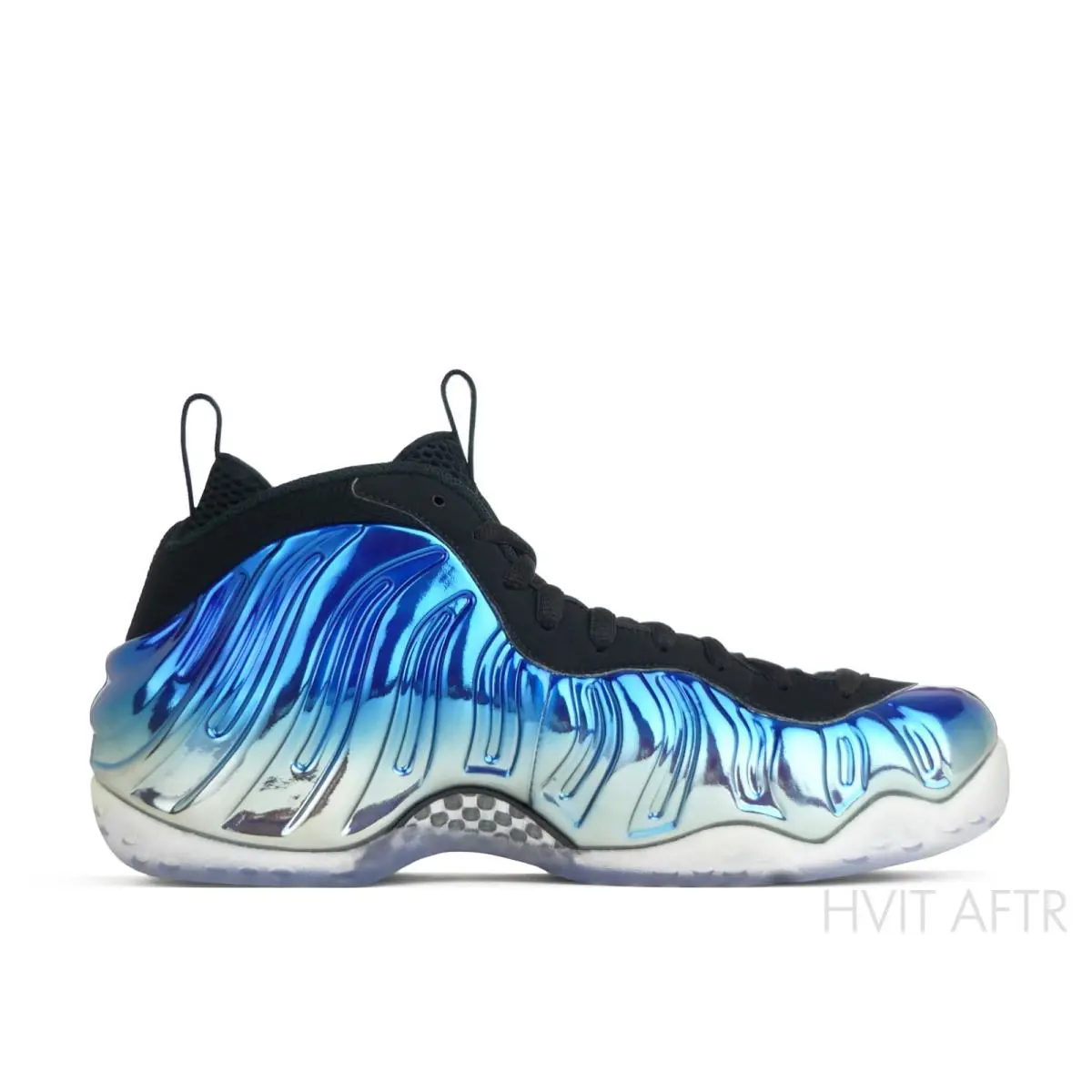 Nike shoes - Nike Air Foamposite One - Air Foamposite One - 575420-008 - Metallic Silver/White/Dark Neon Royal/Black (UPC: 886912252733) 2