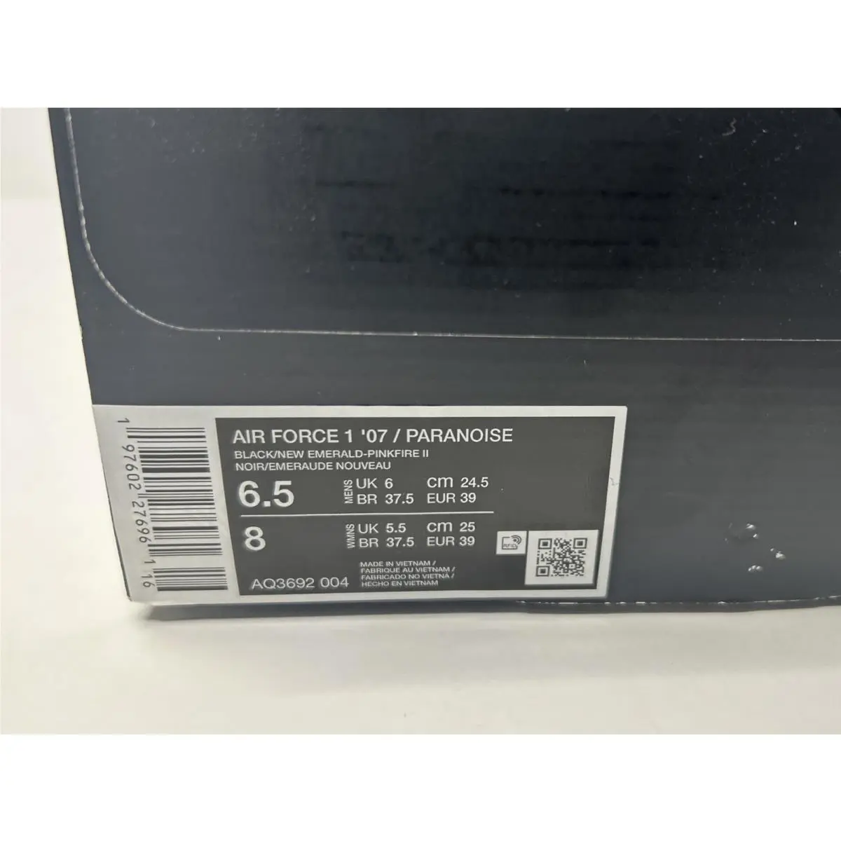 Nike shoes - Nike Air Force 1 - Air Force - Black White New Emerald Pinkfire II 10