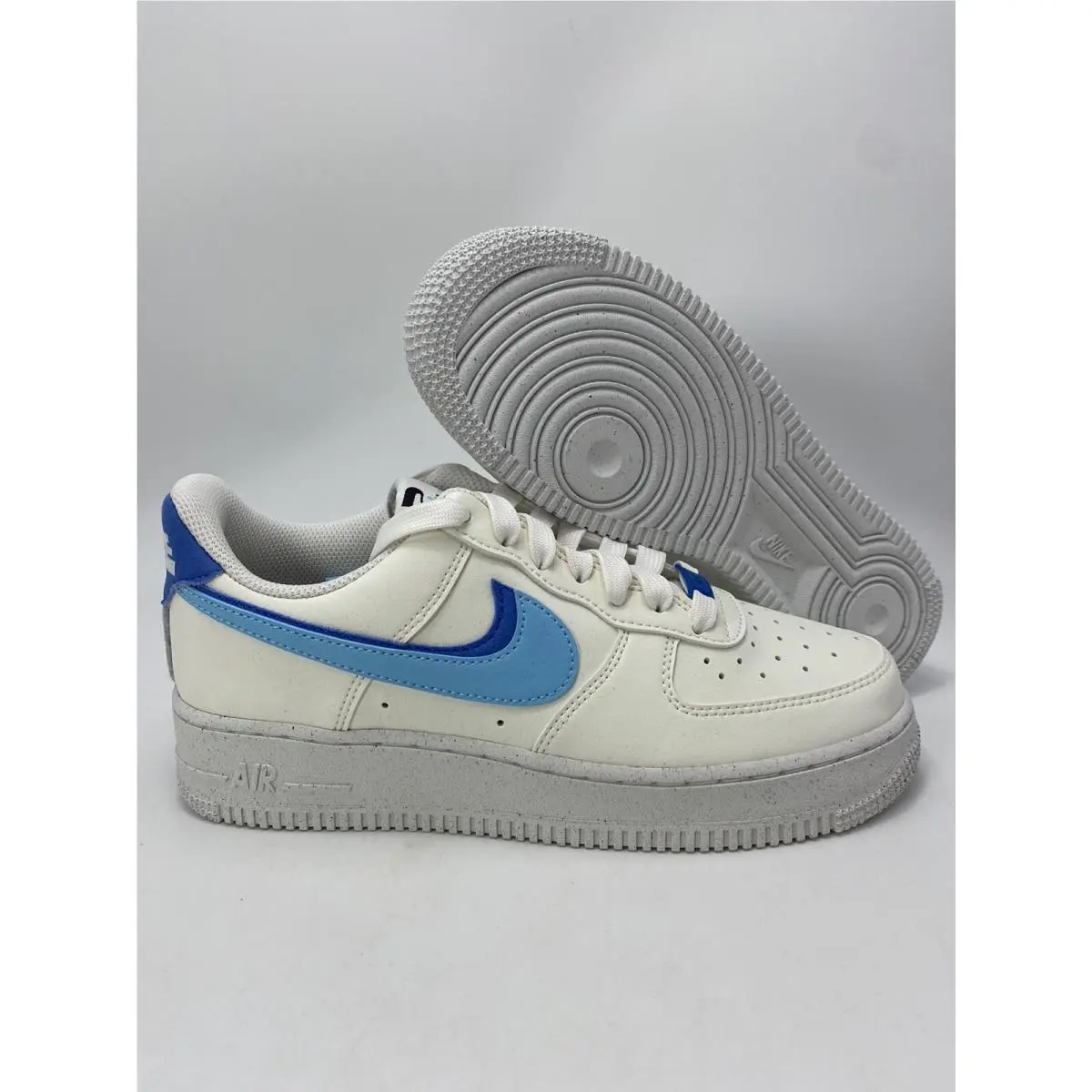 Nike Air Force 1 `07 LV8 Sail/blue/white DO9786-100 Men`s Sz 6 Women`s Sz 7.5