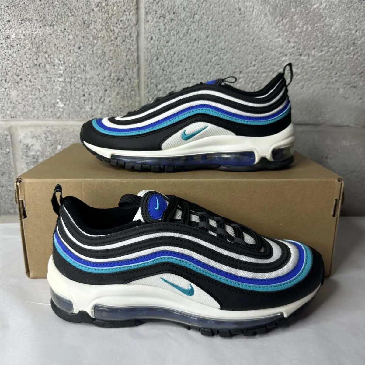 Nike shoes - Nike Air Max 97 - Air Max - 921522 019 - Black/Oracle Aqua-White (UPC: 194272725256) 0