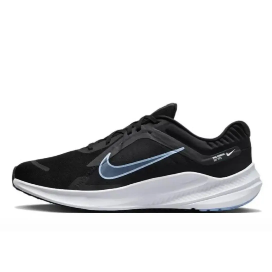 Nike Quest 5 Workout Shoes Running Training Sneaker Men`s DD0204-006 - Black/Blue Cobalt Bliss