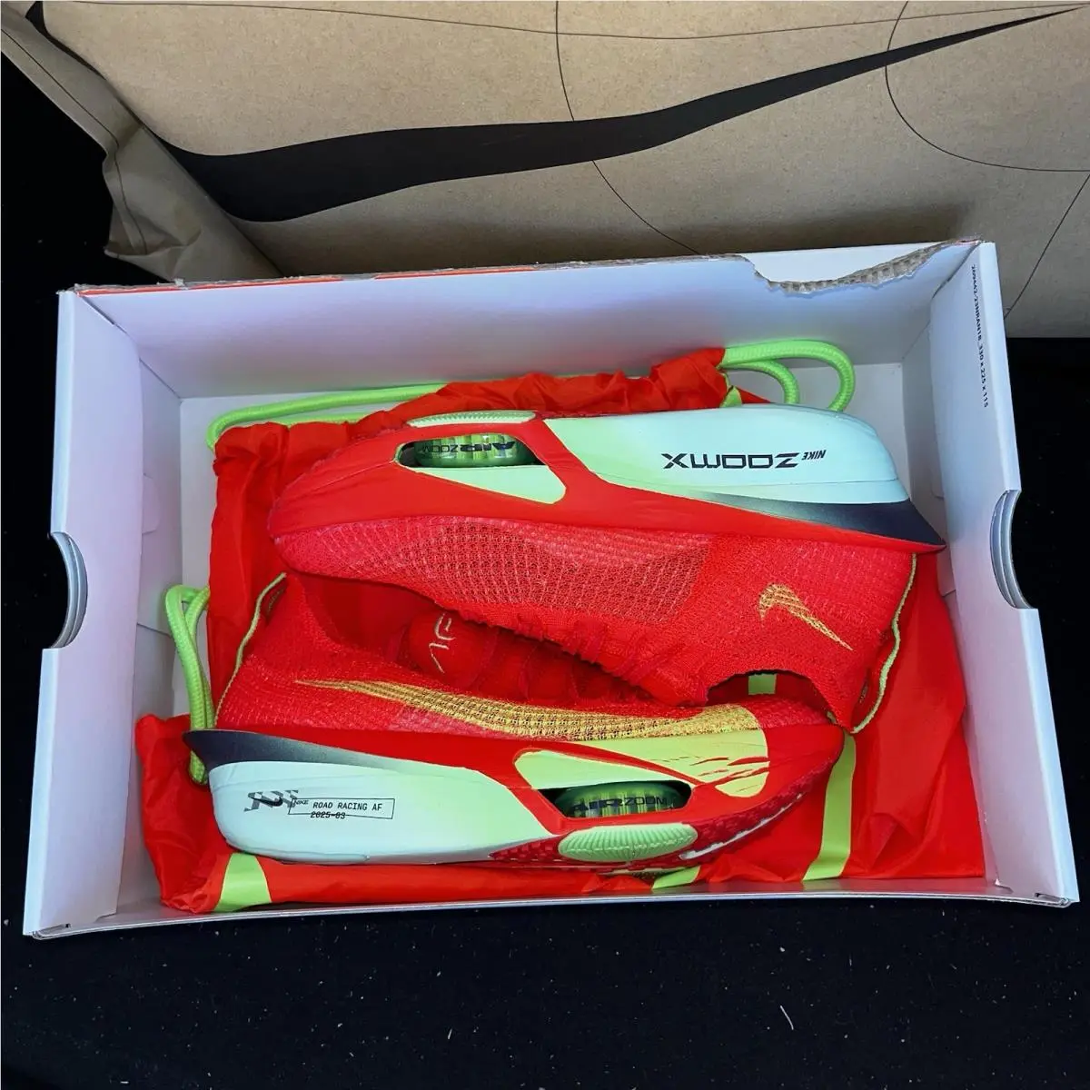 Nike shoes - Nike Air Zoom Alphafly NEXT% 3 - FD8315-600 - Bright Crimson/Cave Purple (UPC: 197859137138) 5