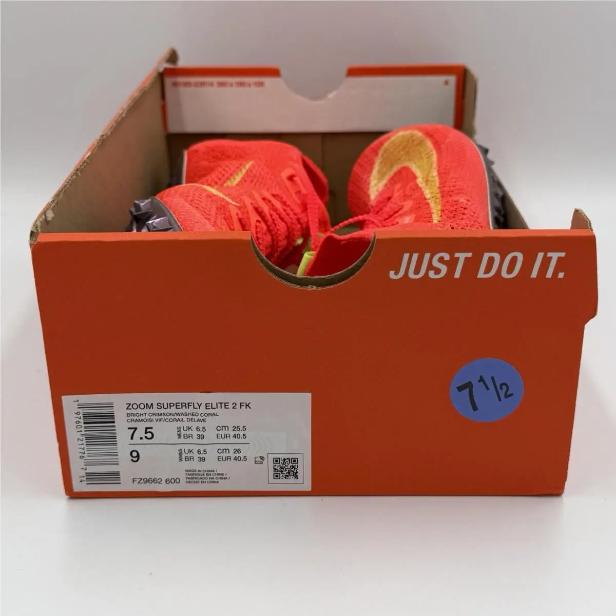 Nike shoes - Nike Zoom Superfly Elite - Zoom Superfly Elite - FZ9662-600 - Red 9